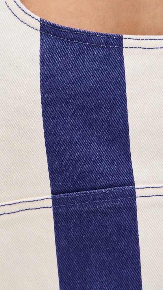 SIMONMILLER Sahara Striped Denim Dress | Shopbop Product Image