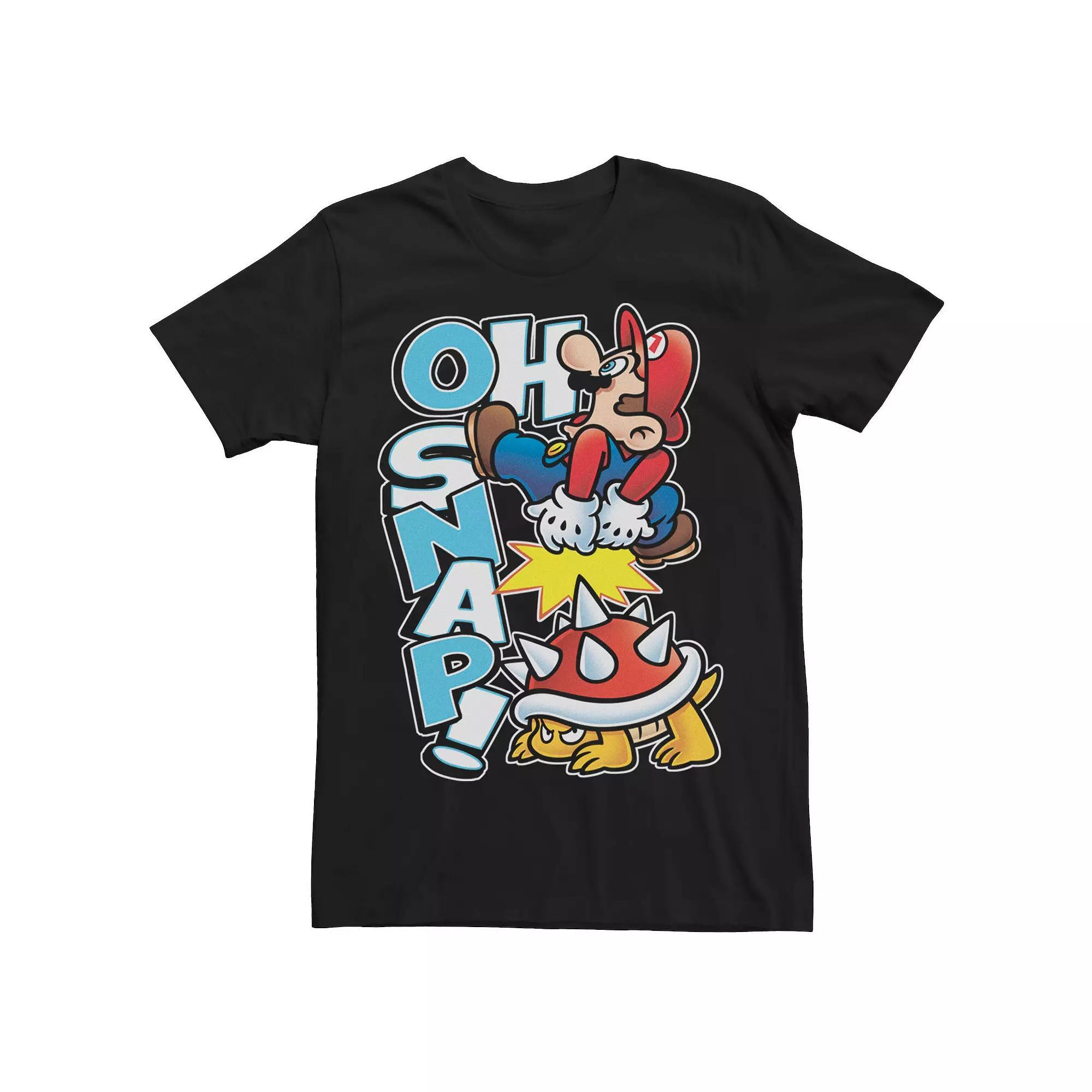 Mens Nintendo Super Mario Oh Snap Portrait Tee Product Image