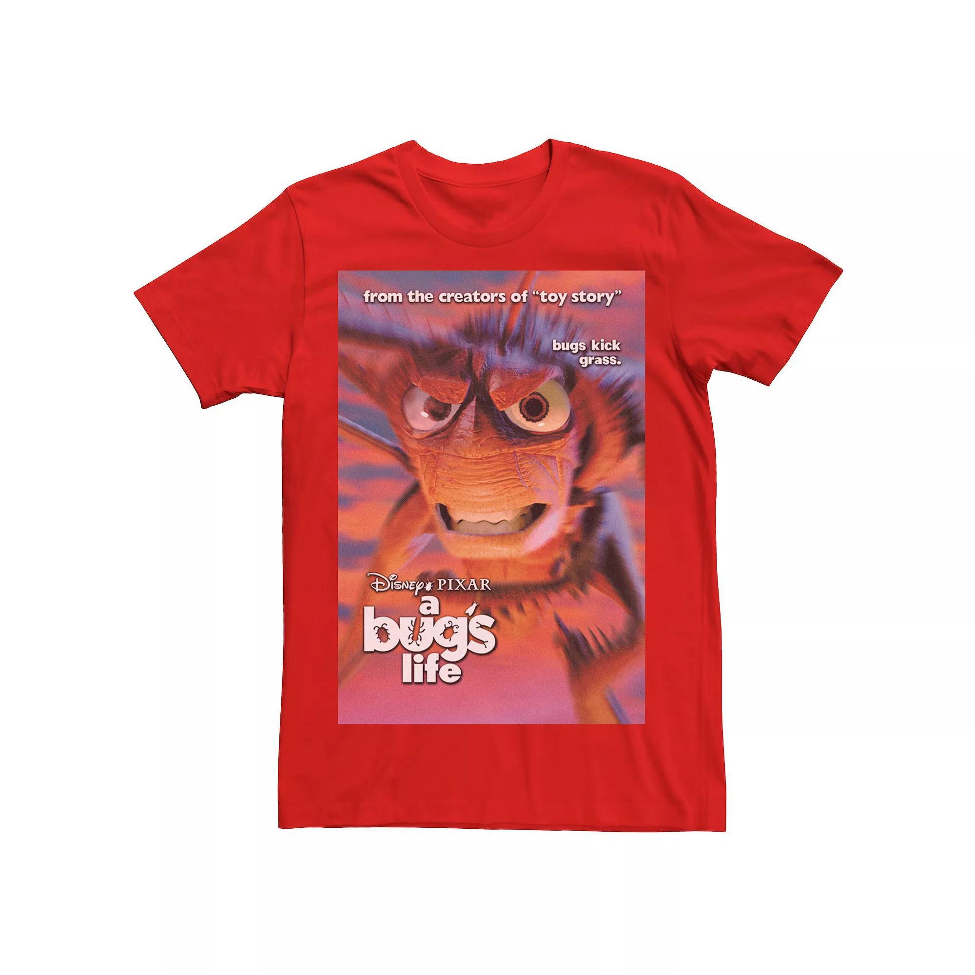 Disney / Pixars A Bugs Life Hopper Mens Bugs Kick Grass Poster Tee Product Image