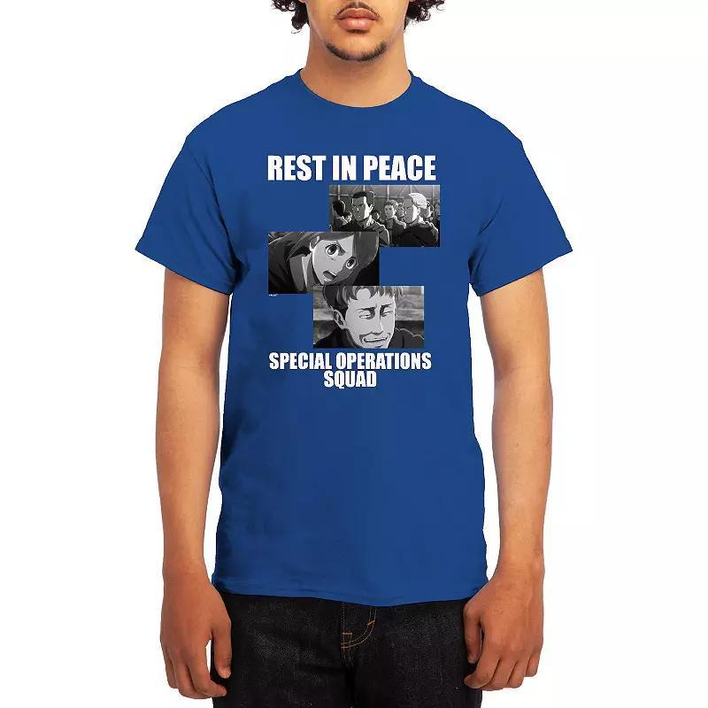 Mens Attack on Titan Rest in Peace Squad Tee Product Image