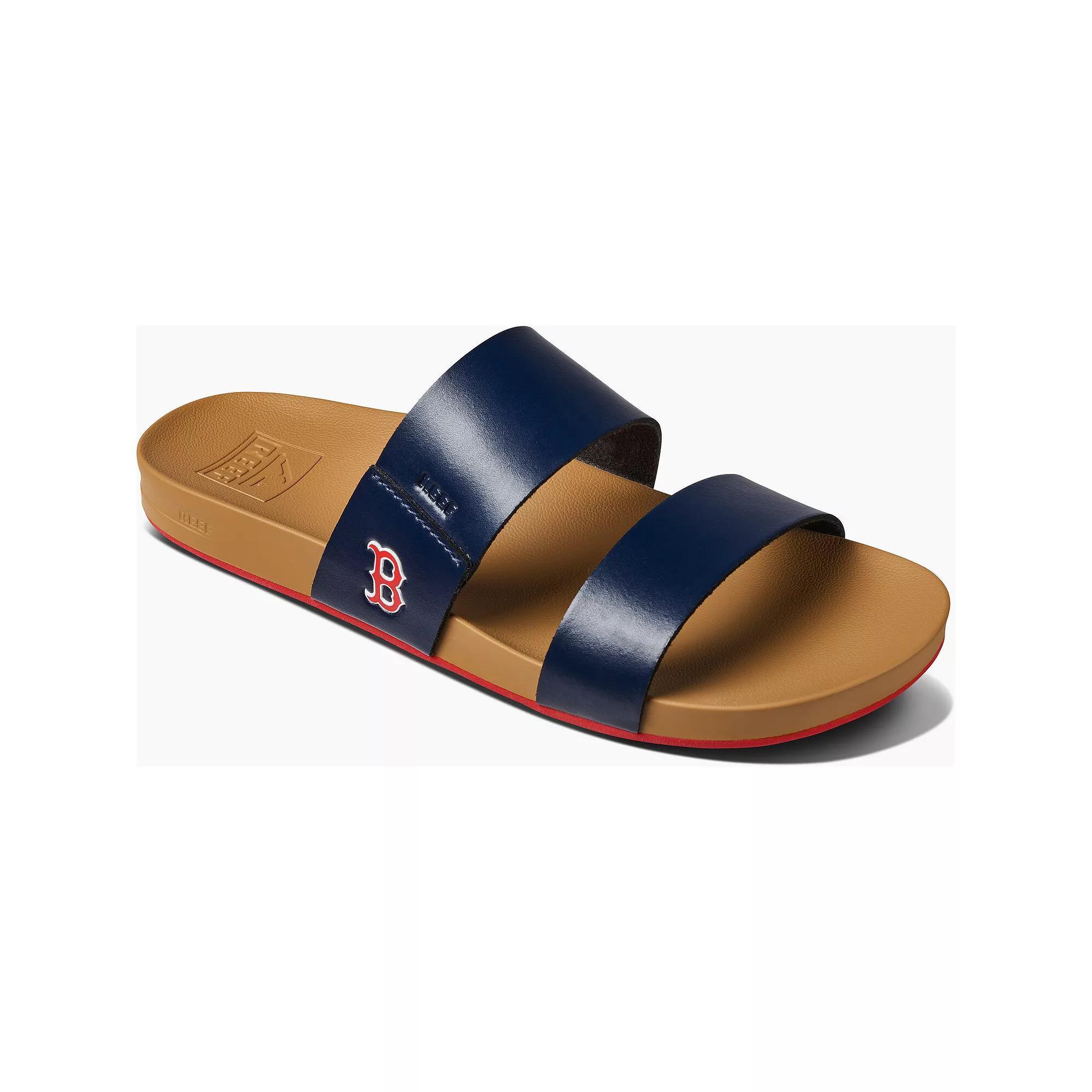 Women's REEF Boston Red Sox Cushion Vista Sandals, Size: 5, Blue Product Image