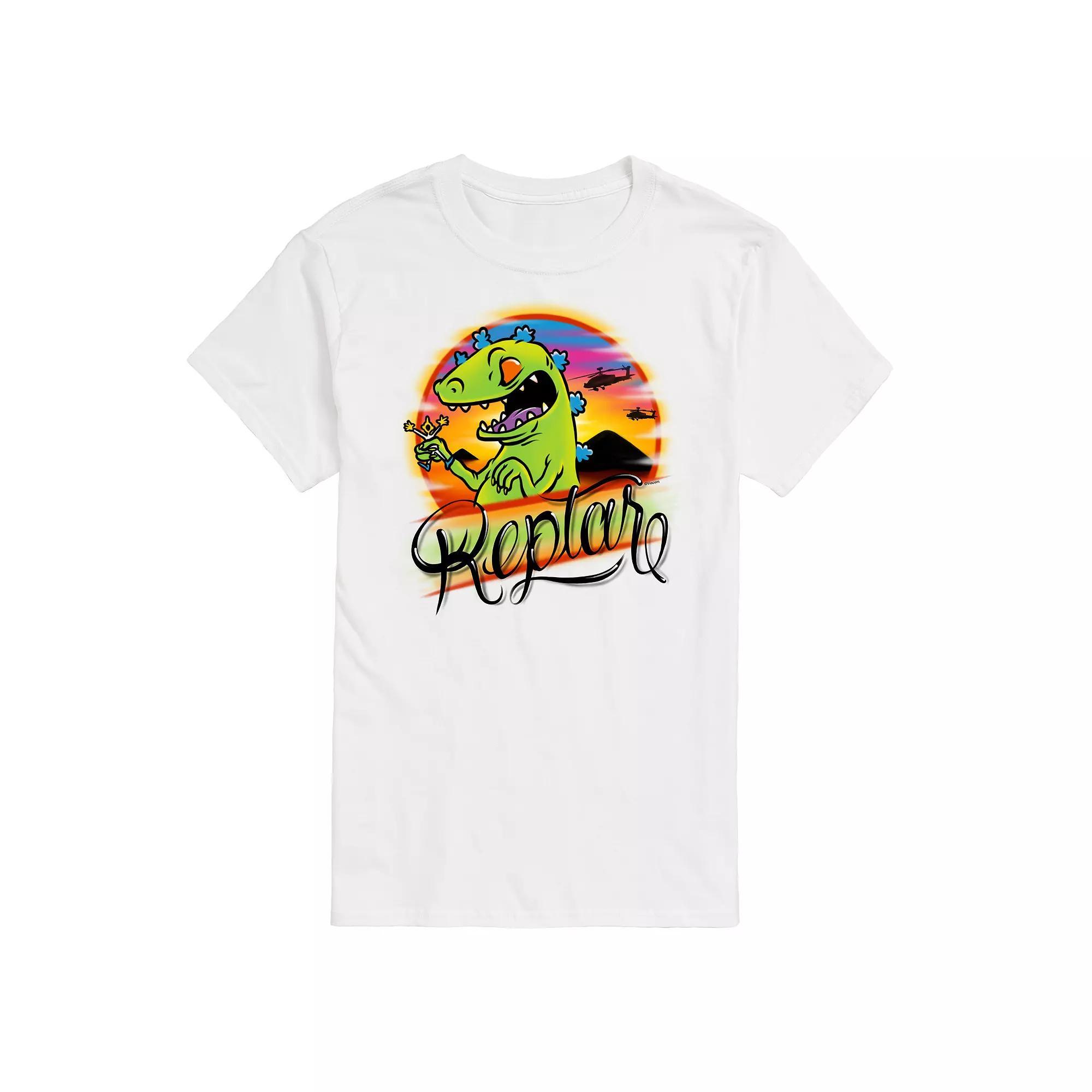 Big & Tall Rugrats Tropical Reptar Graphic Tee, Mens Product Image