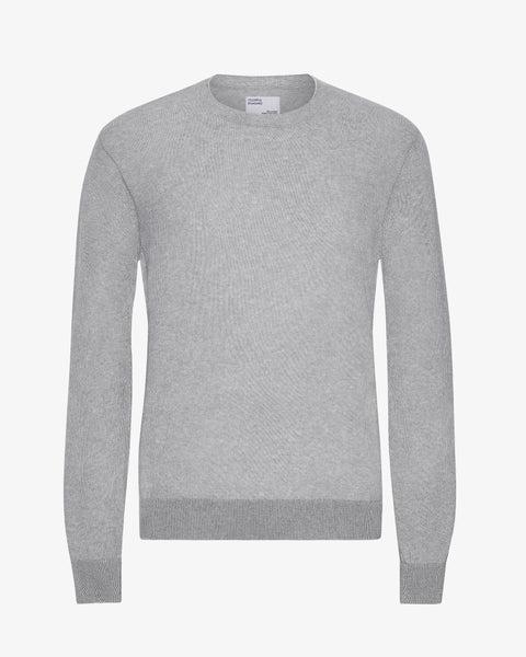 Light Merino Wool Crew - Faded Pink Product Image