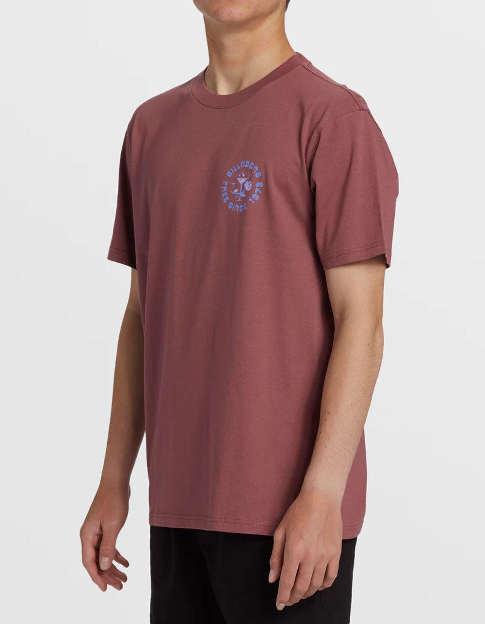 BILLABONG Passage Mens Tee - MAROON Product Image
