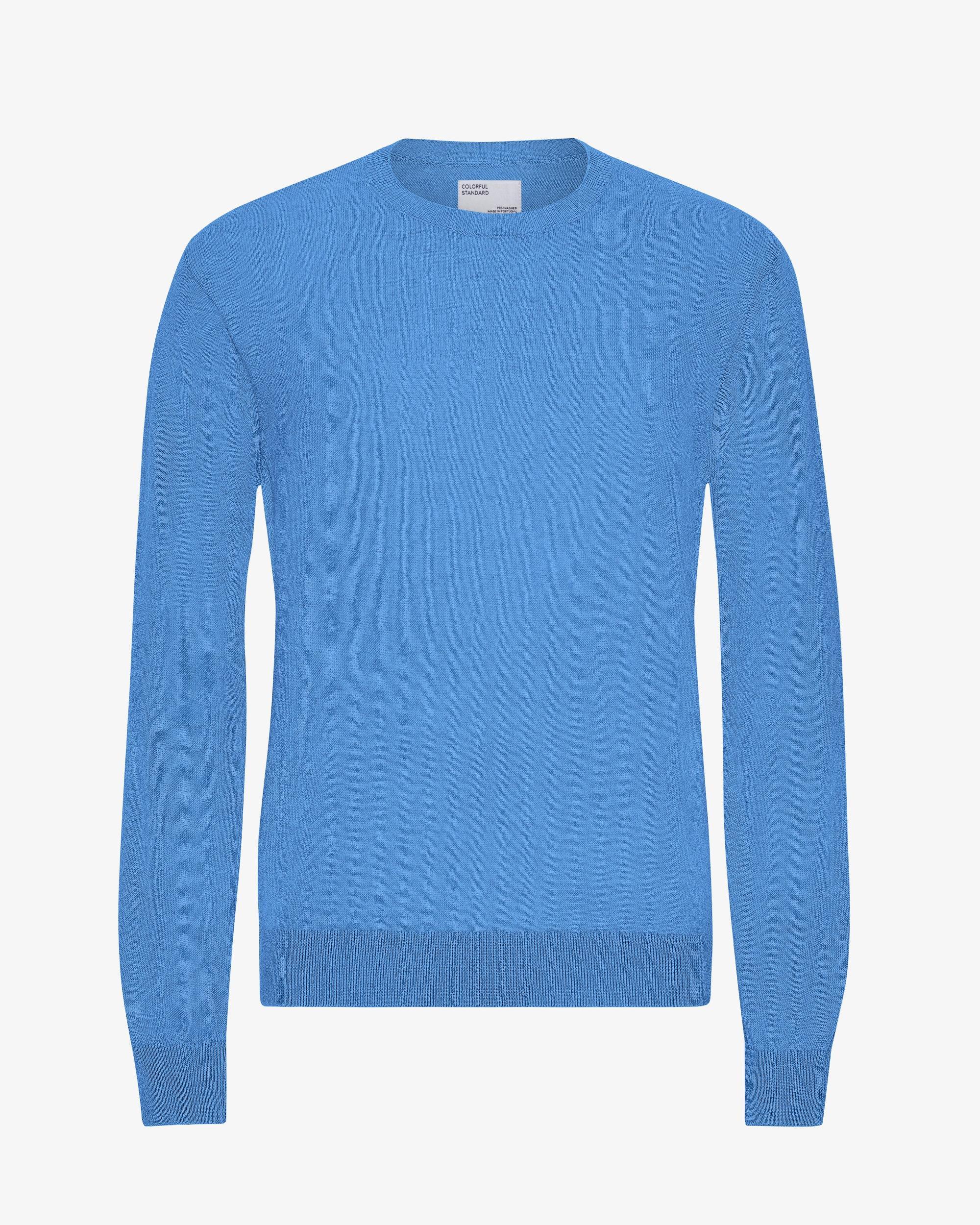 Light Merino Wool Crew - Oxblood Red Product Image