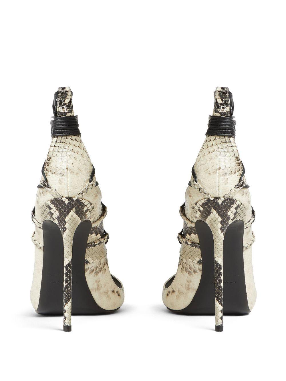 111mm snakeskin sandals Product Image
