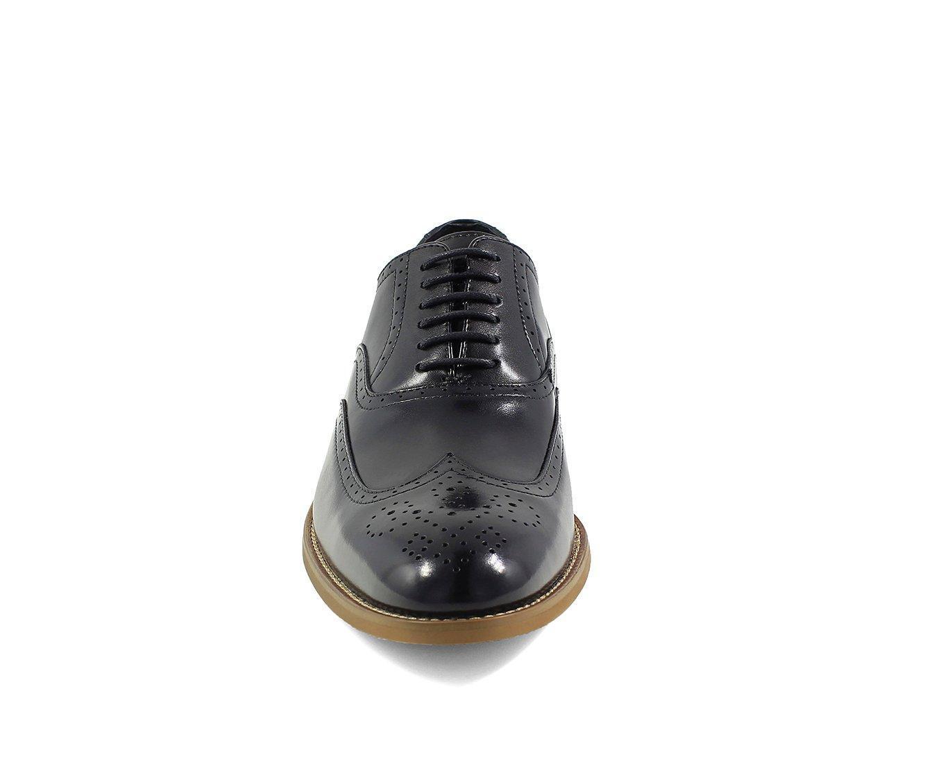 Men's Stacy Adams Dunbar Wingtip Wing Tip Dress Shoes Product Image