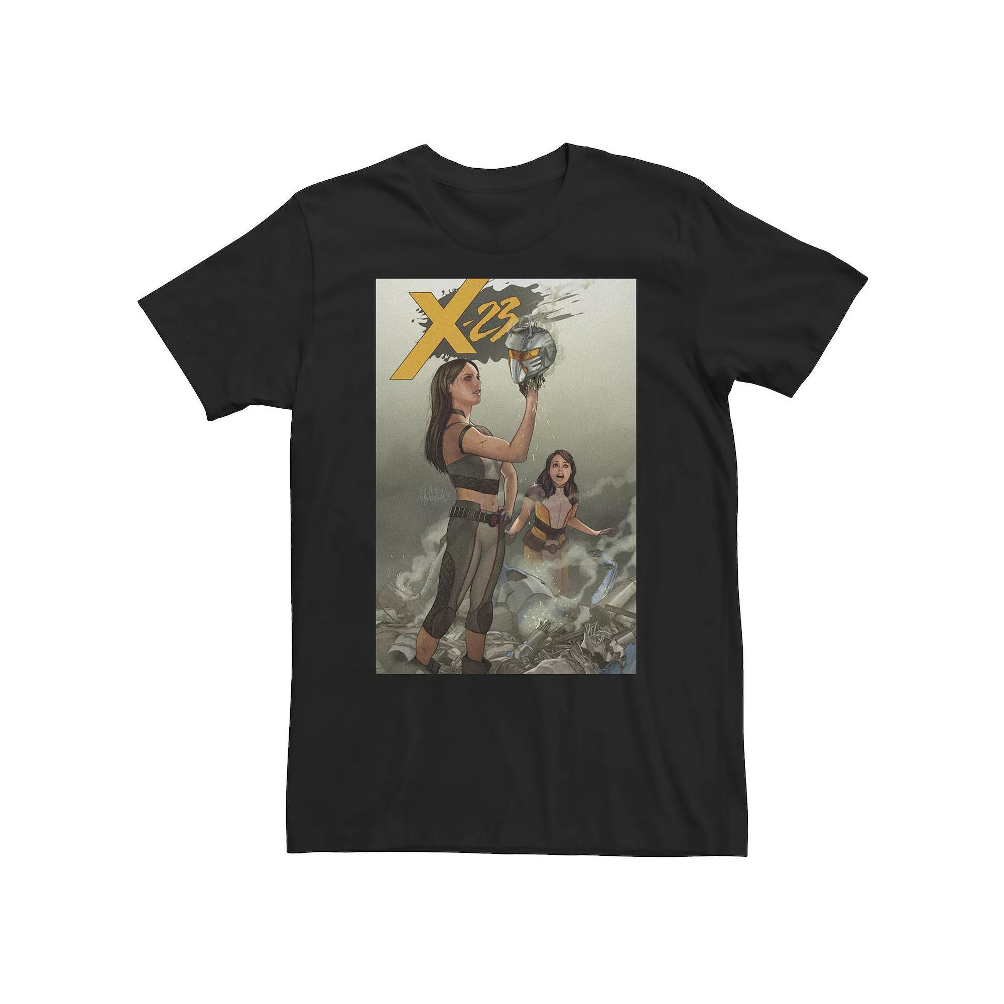 Big & Tall Marvel Comixology X-23 Issue #9 Comic Book Cover Tee, Men's, Size: 3XL Tall, Black Product Image