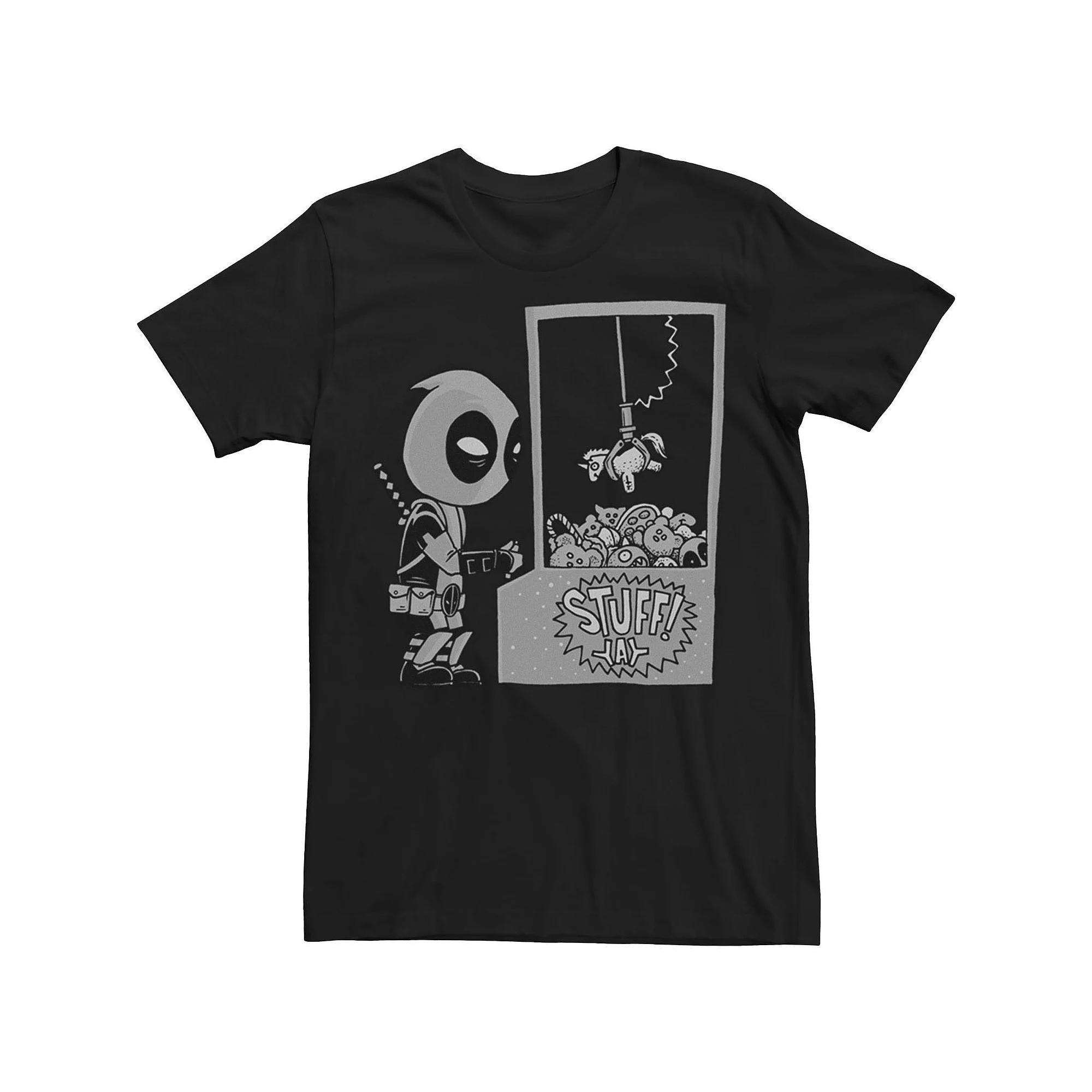 Big & Tall Marvel Deadpool Claw Machine Drawing Tee, Men's, Size: XL Tall, Black Product Image