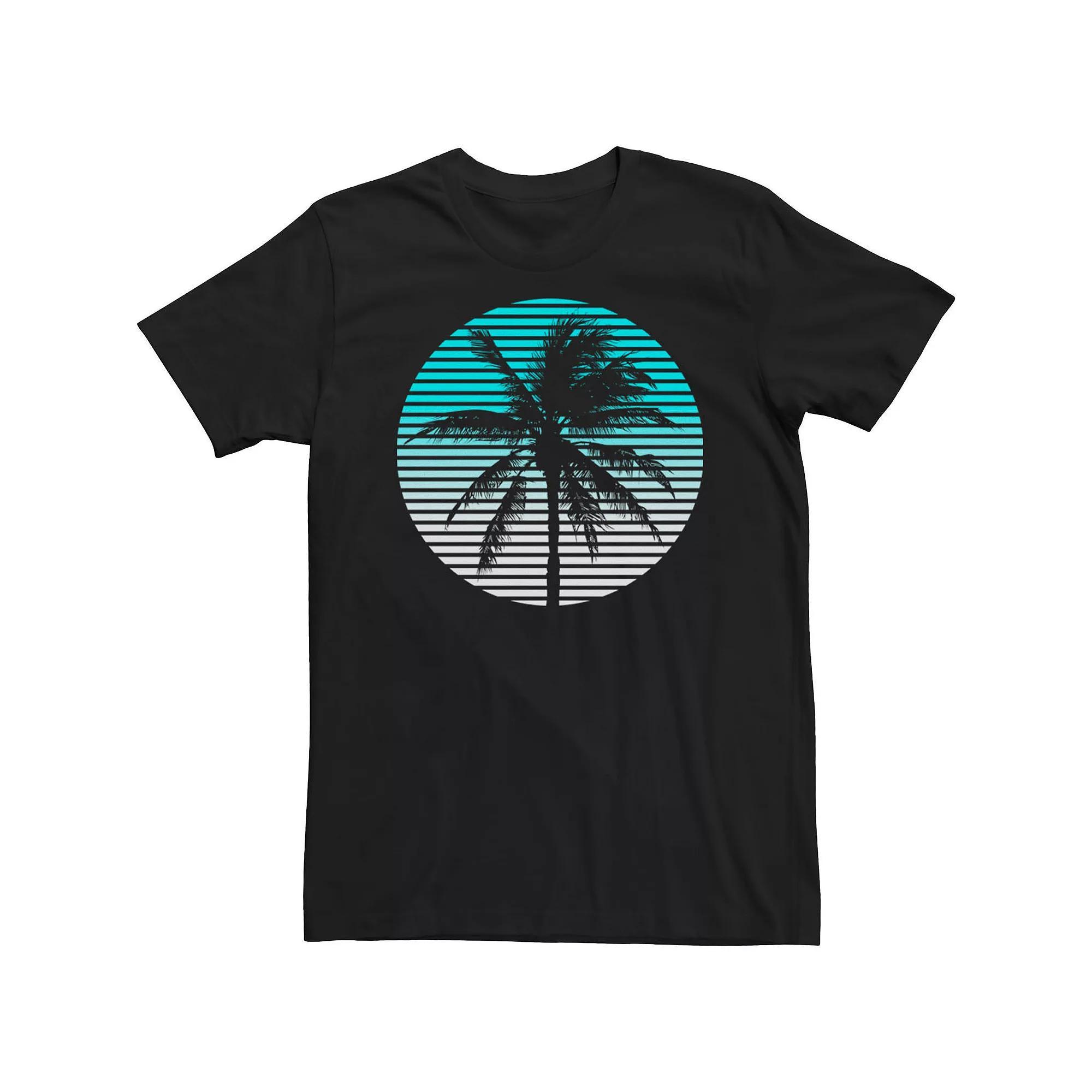 Big & Tall Chill Out Beach Silhoutte Tee, Men's, Size: XL Tall, Black Product Image
