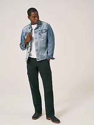 Wrangler® Men's Five Star Premium Relaxed Fit Flex Cargo Pant in Anthracite Product Image