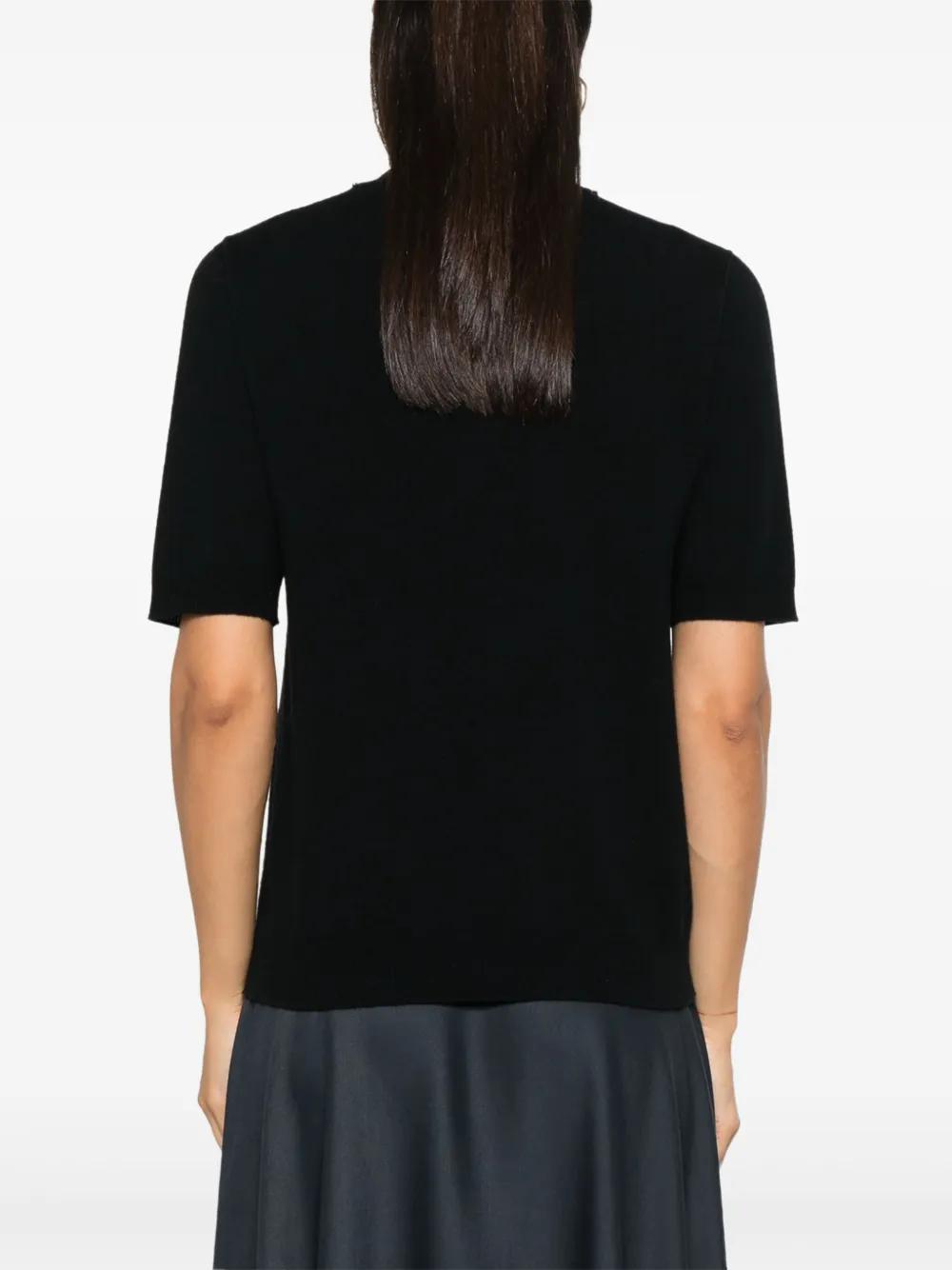 FABIANA FILIPPI Platinum Sweater In Black   Product Image