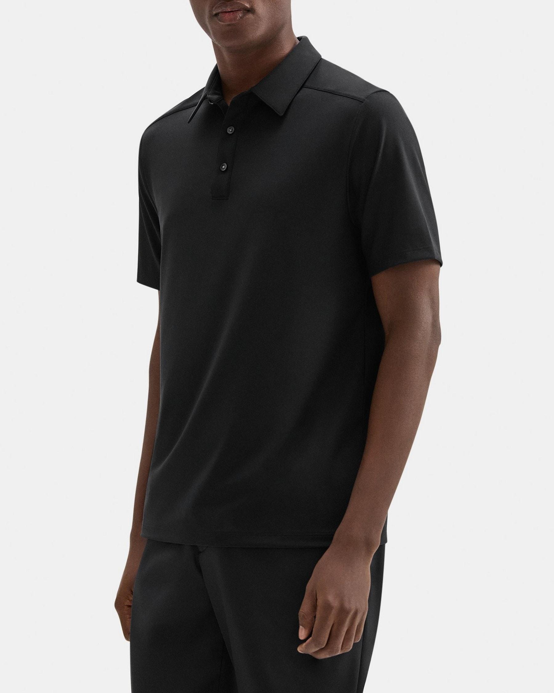 Polo Shirt in Stretch Nylon Knit Product Image