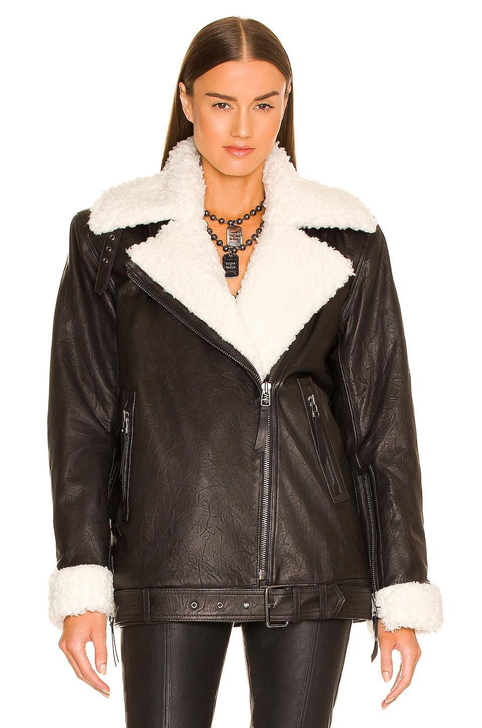 Munroe Shearling Jacket DUNDAS x REVOLVE Product Image