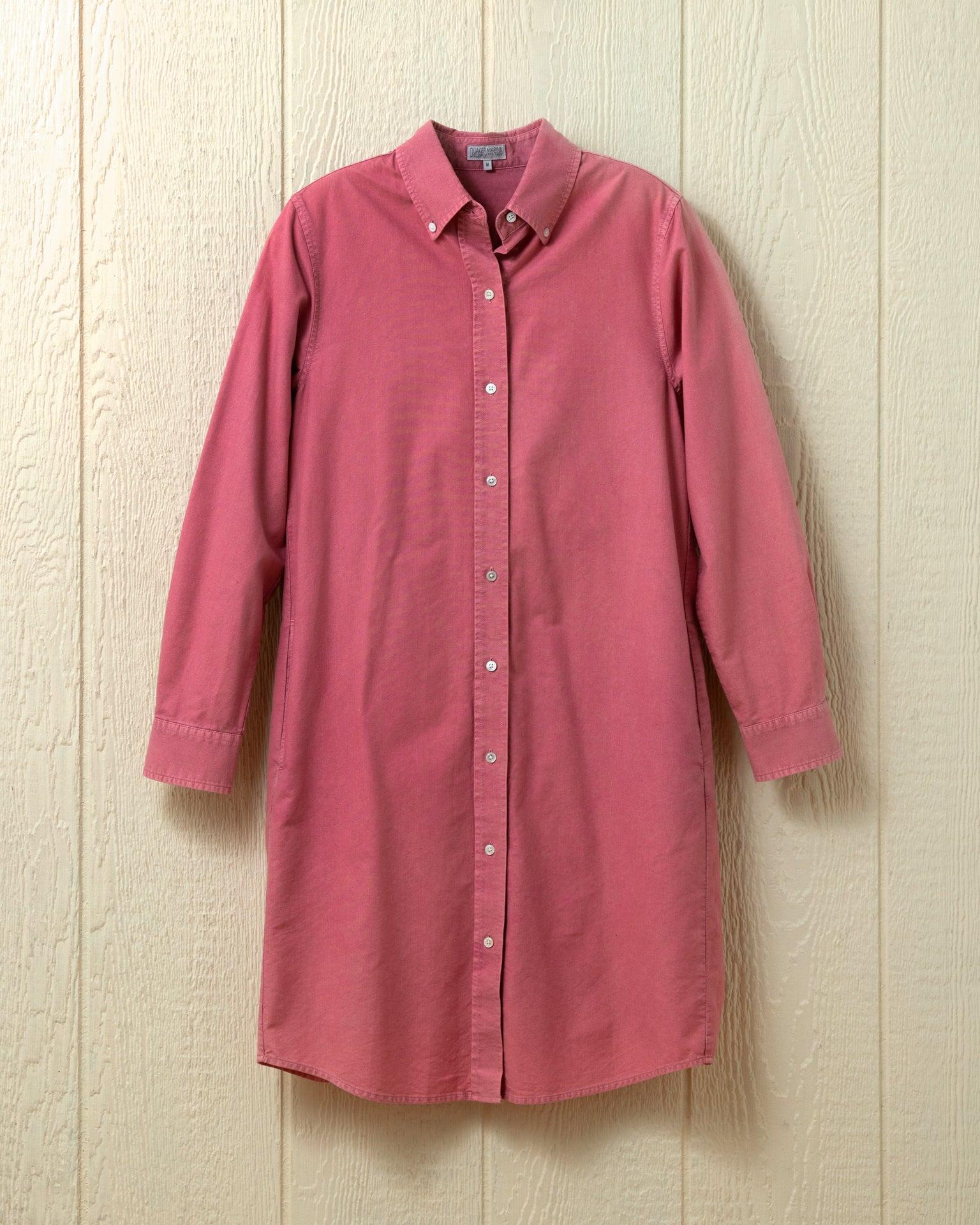 Garment Dyed Oxford Dress in Graphite Product Image