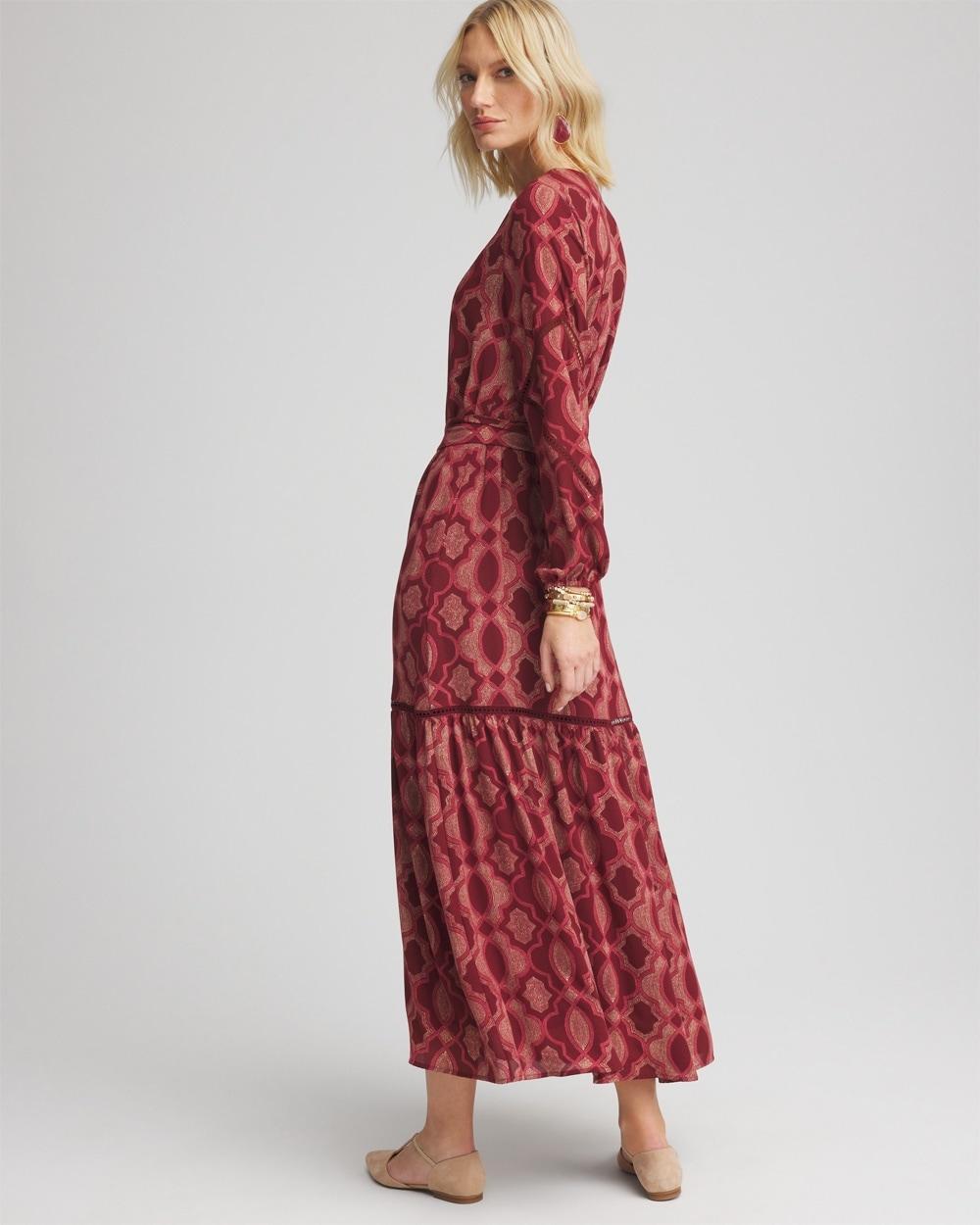 Tile Print Maxi Dress Product Image