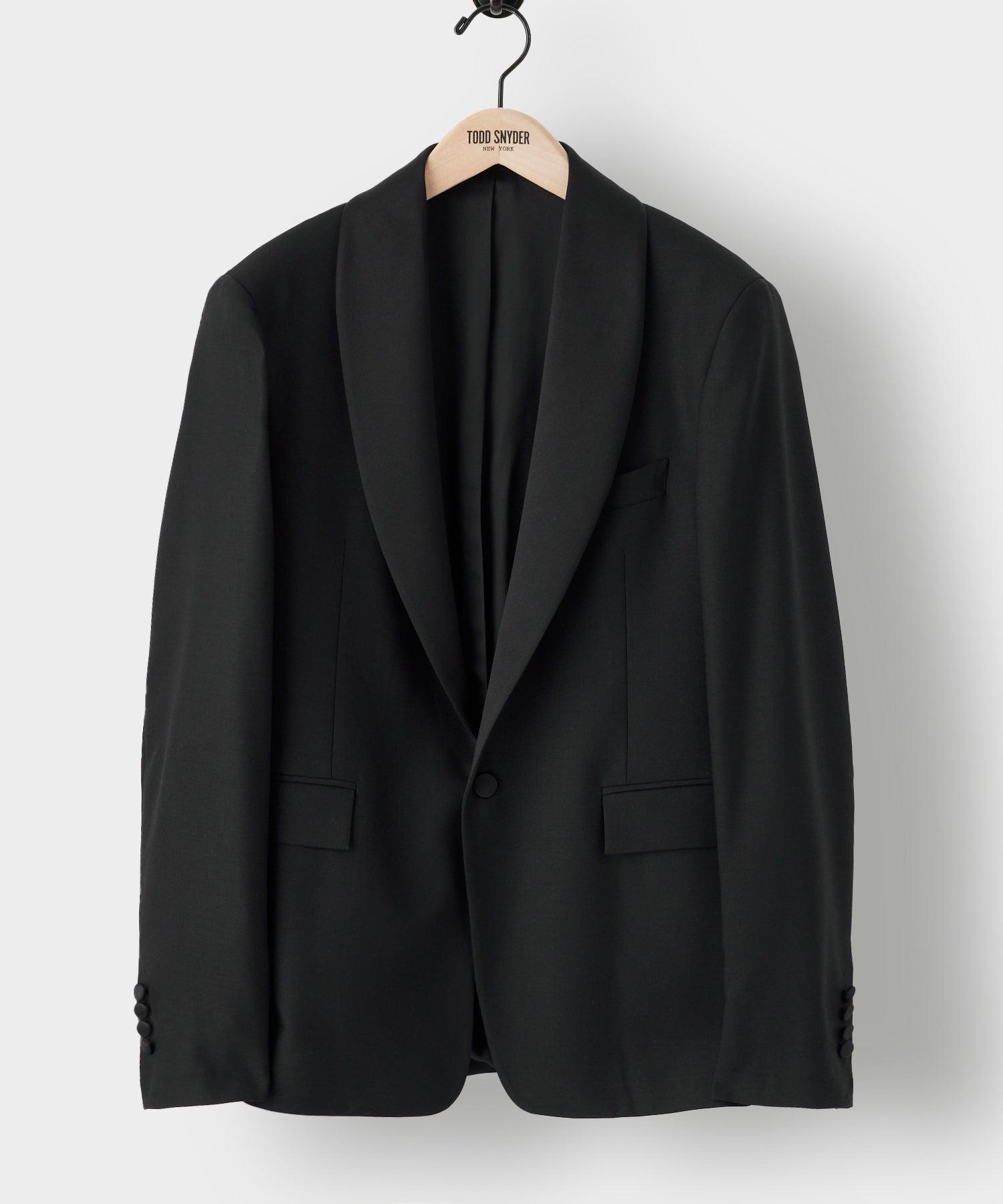 Slim Italian Wool Shawl Collar Tuxedo Product Image