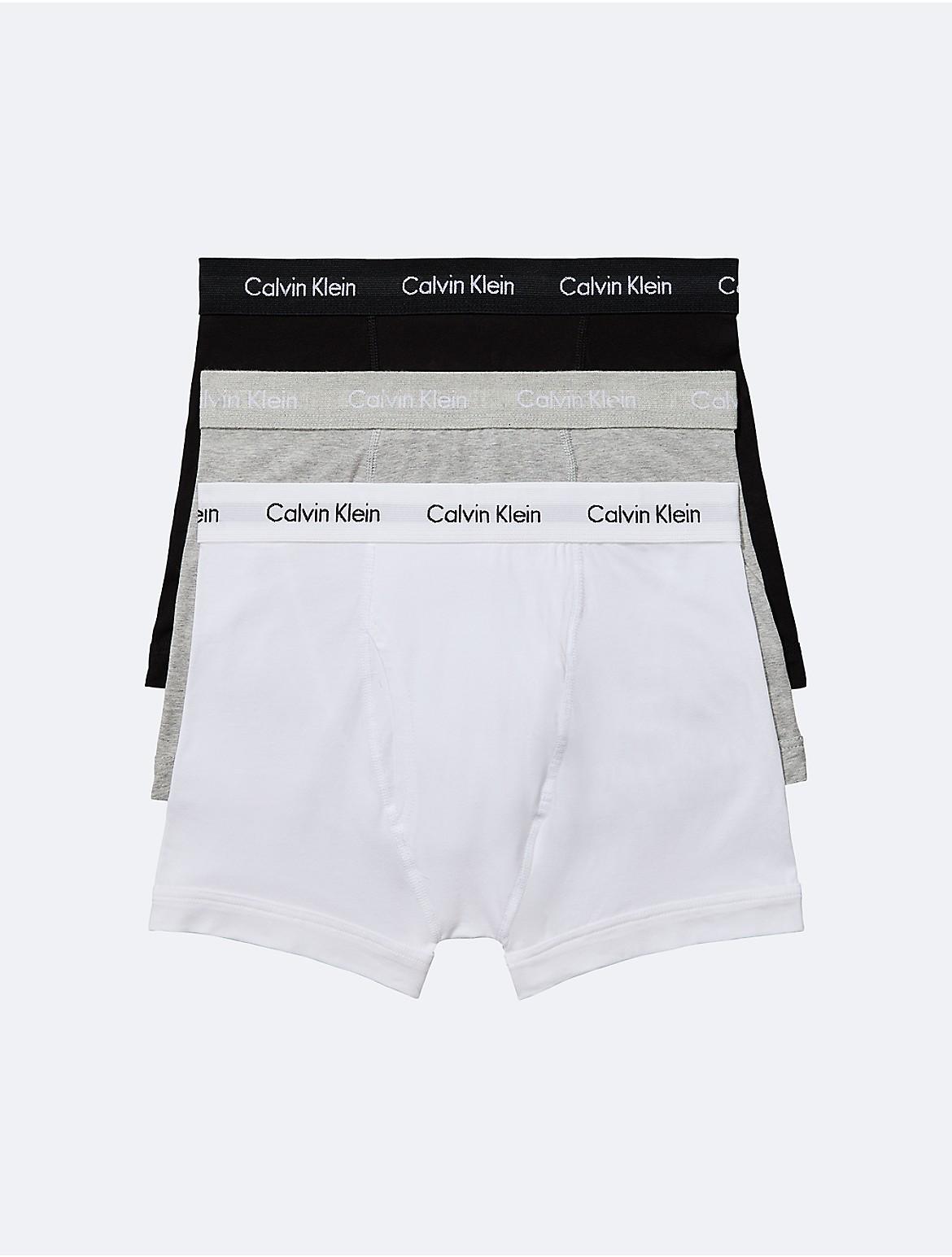 Calvin Klein Men's Cotton Stretch 3 Pack Trunk - Multi - L Product Image