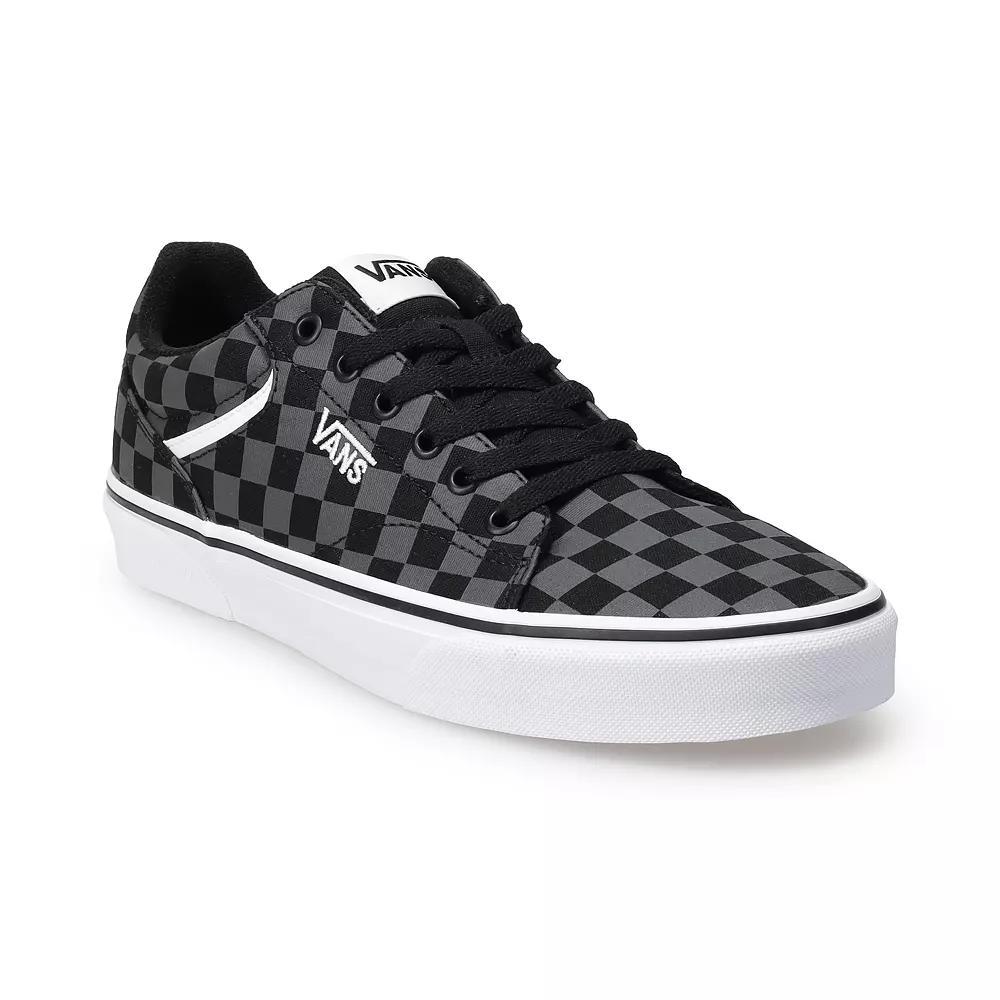Vans® Seldan Men's Shoes, Size: 9.5, Black Gray Product Image