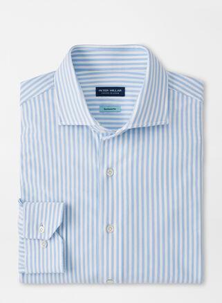 Peter Millar Mens Soren Excursionist Flex Sport Shirt | Color: Blue Frost | Size: XL Product Image