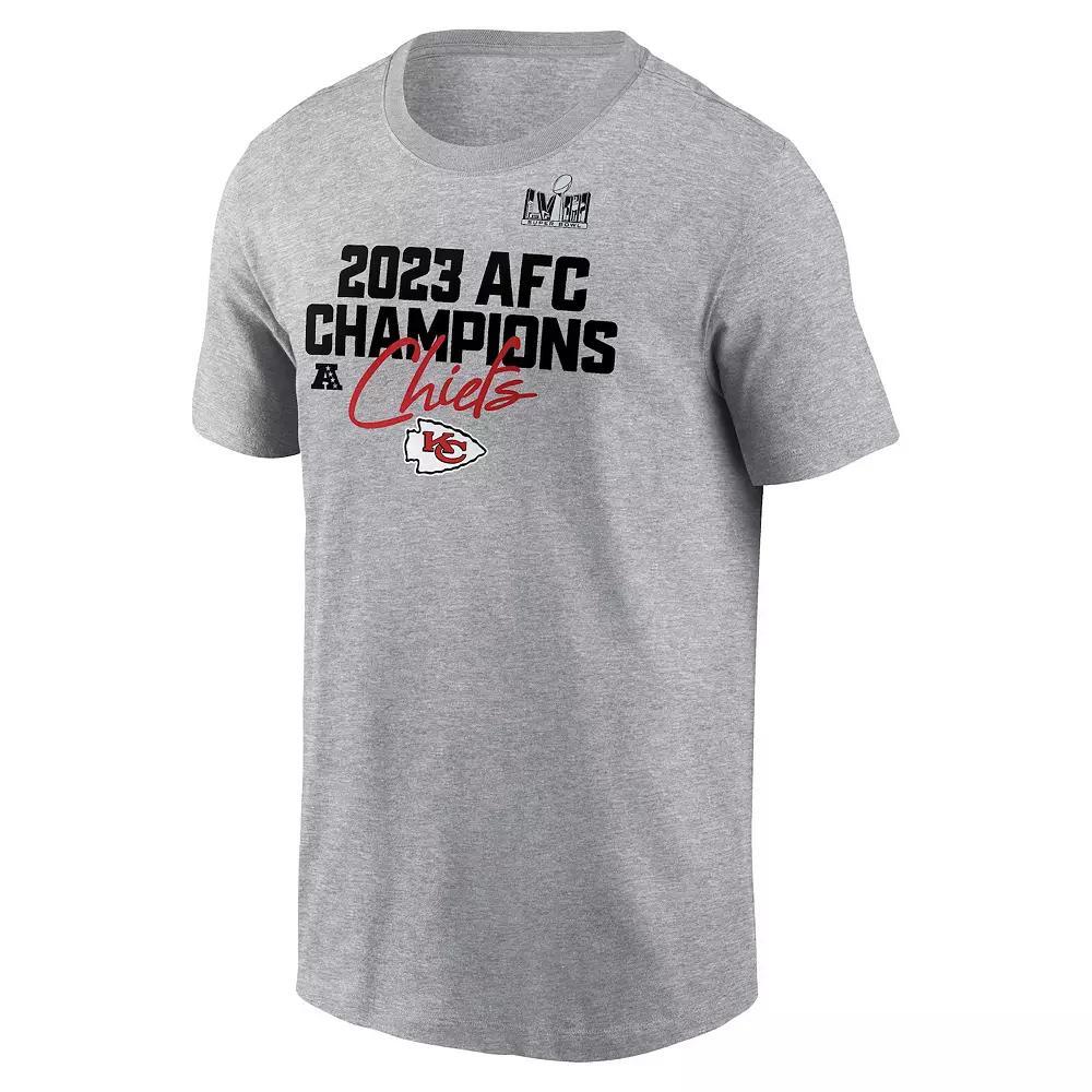 Men's Nike San Francisco 49ers NFL 2023 Conference Champions Roster Tee, Size: Large, Gray Product Image