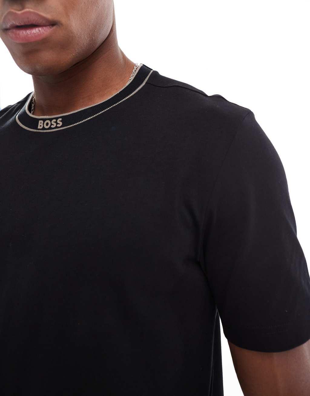 BOSS Green Tee 5 t-shirt in black Product Image