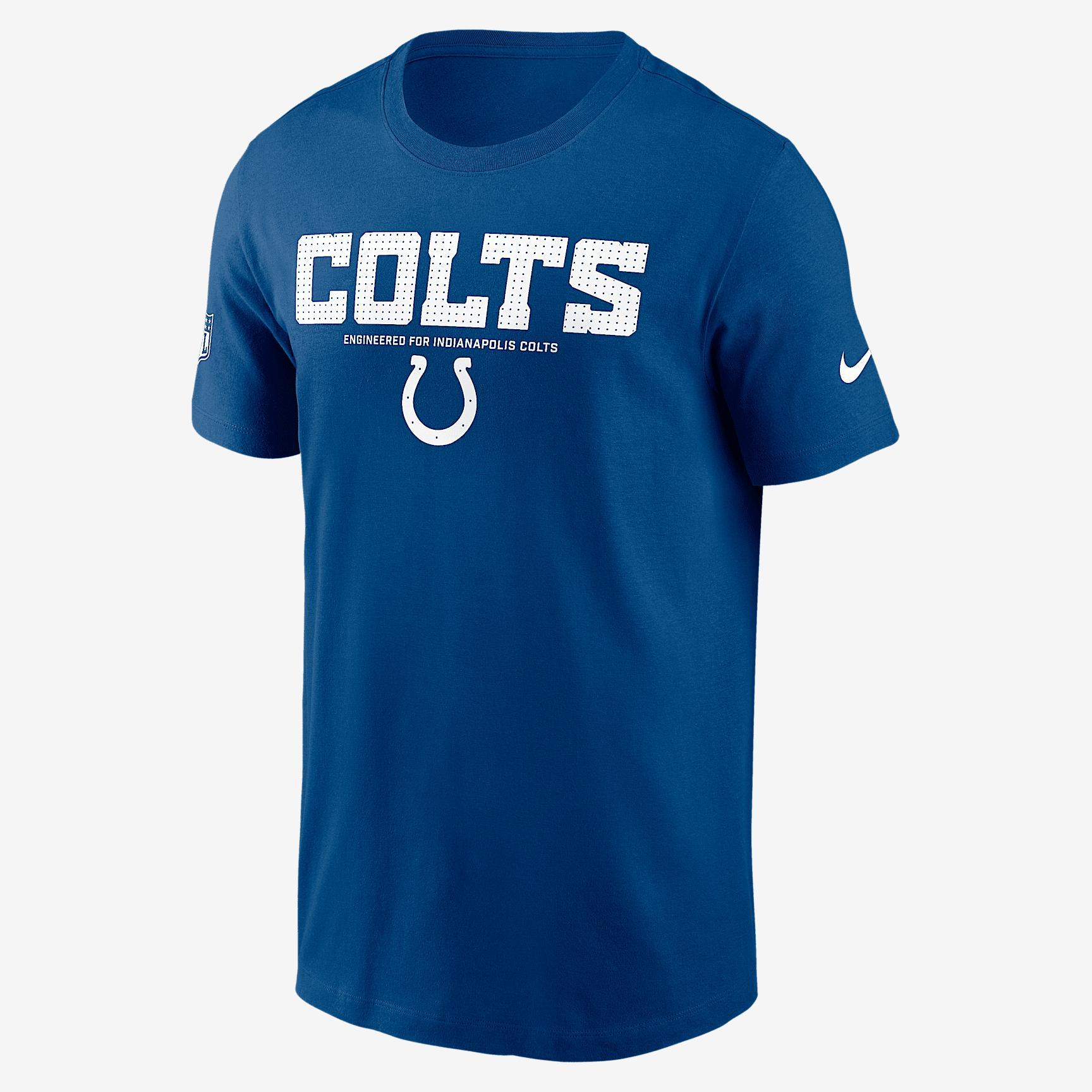 Indianapolis Colts Sideline Team Issue Nike Men's Dri-FIT NFL T-Shirt Product Image