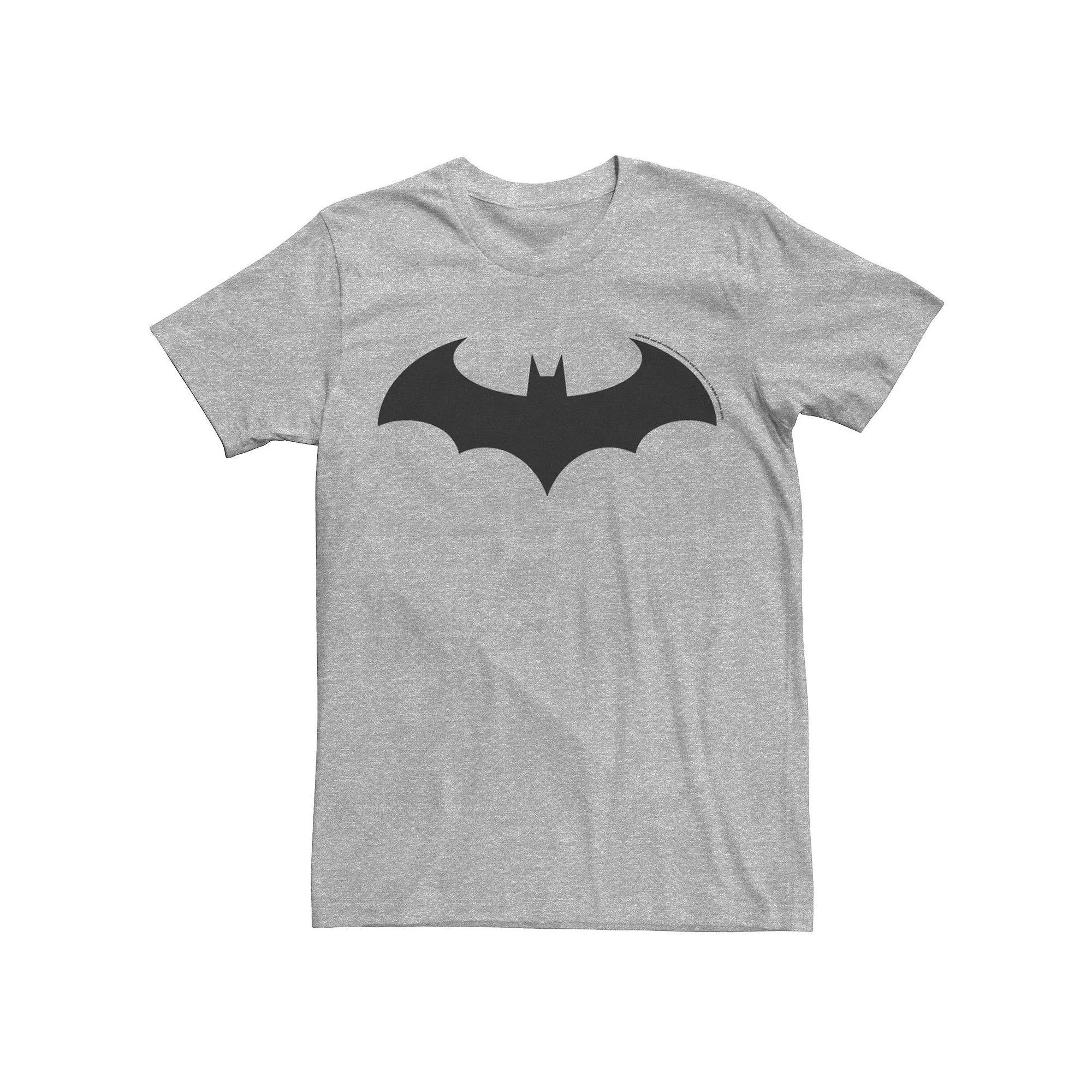 Men's DC Comics Batman Simple Bat Logo Tee, Size: XL, Athletic Grey Product Image