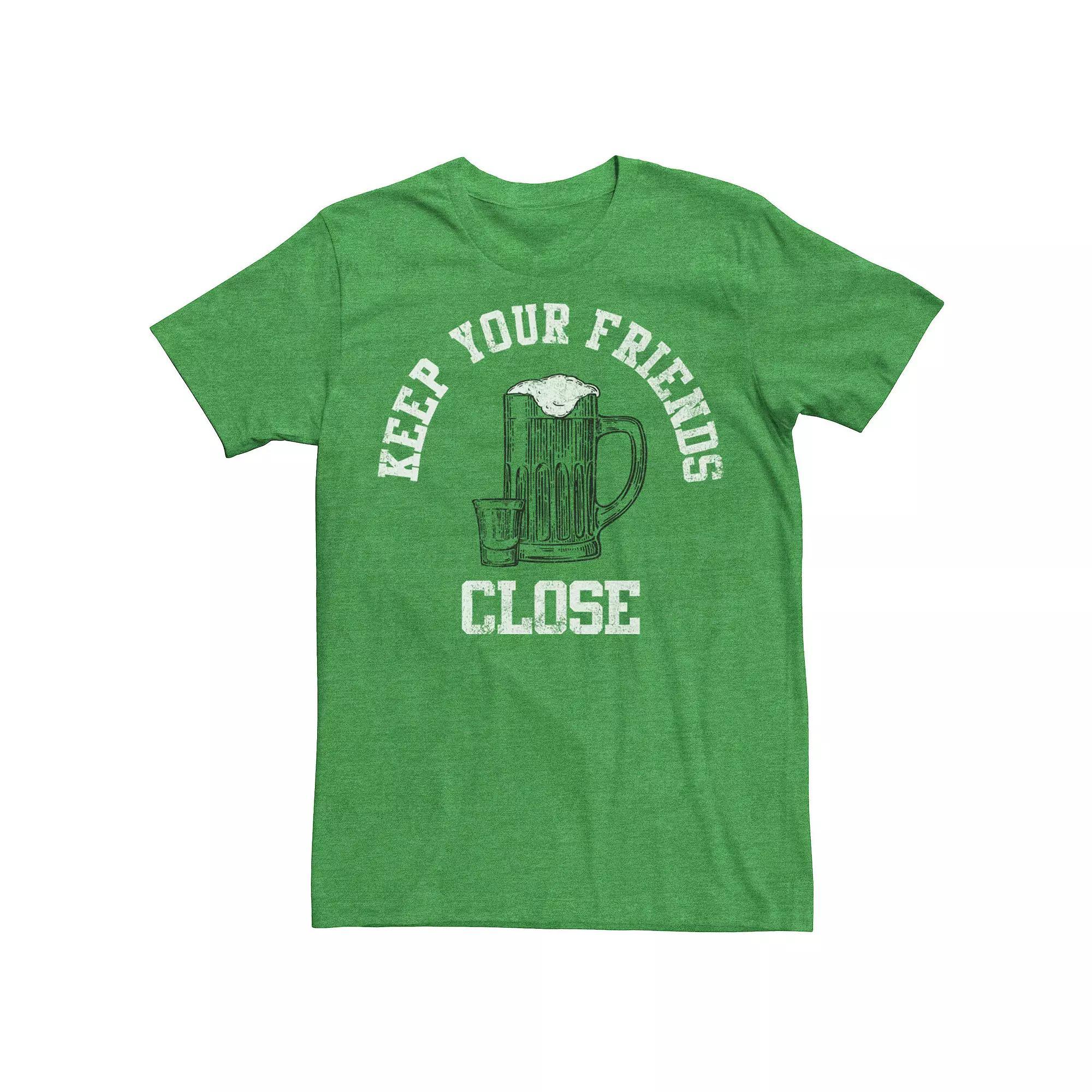 Men's Keep Your Friends Close Tee, Size: Small, Kelly Grey Product Image