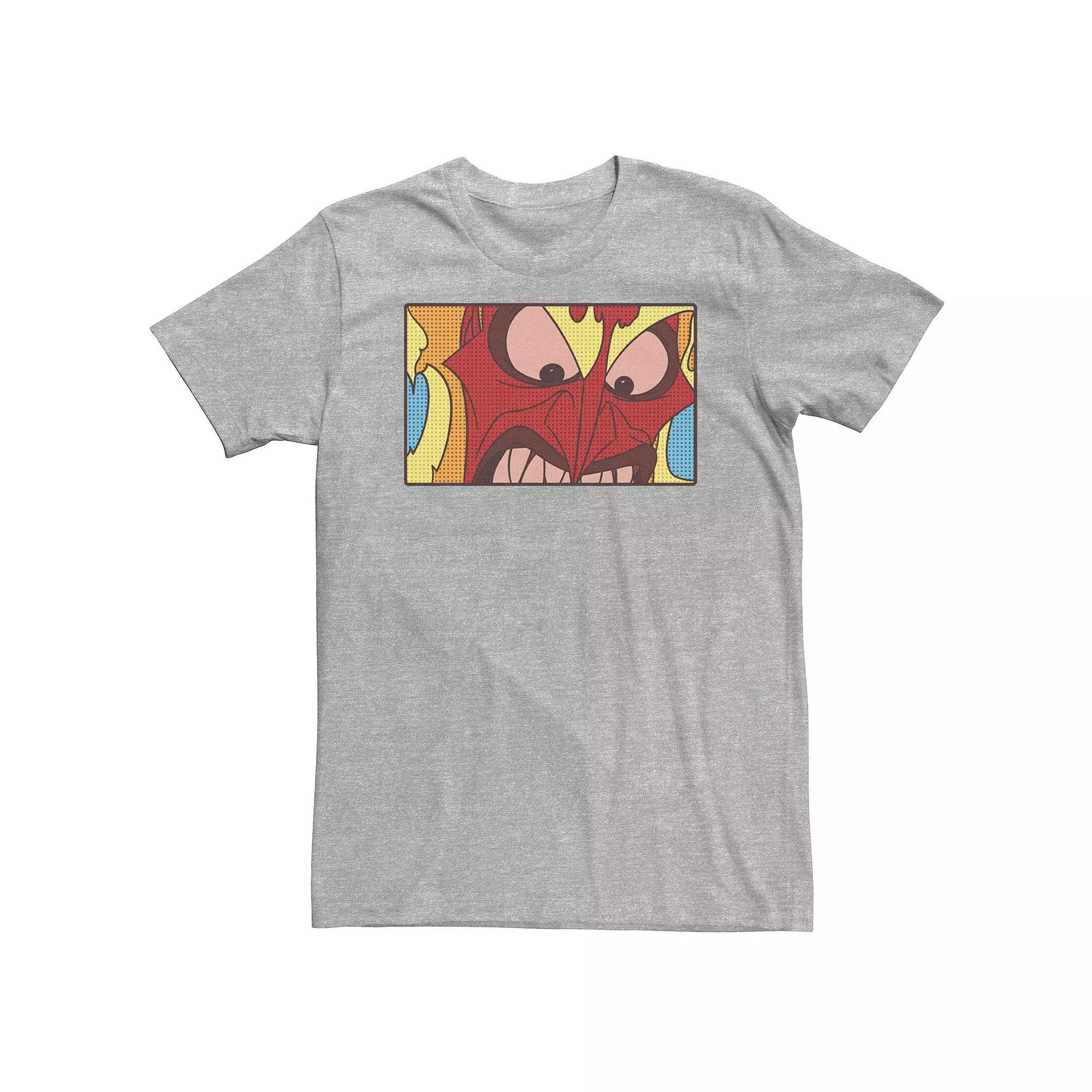 Big & Tall Disney Hercules Hades Pop Art Poster Tee, Men's, Size: 3XL Tall, Athletic Grey Product Image