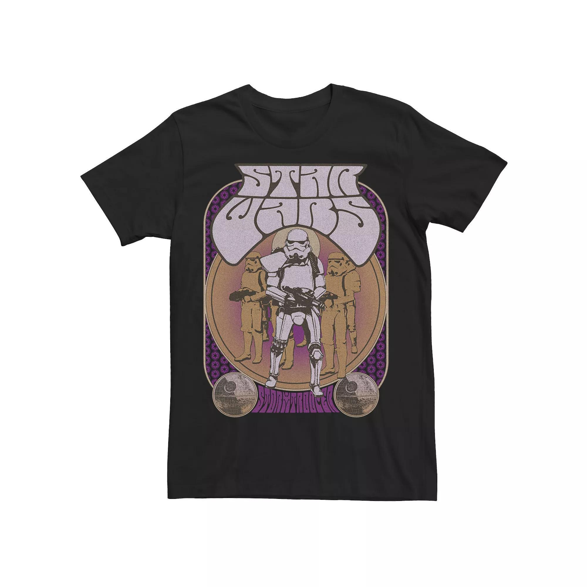 Men's Star Wars The Mandalorian Dreamscape Journey Tee, Size: Medium, Black Product Image