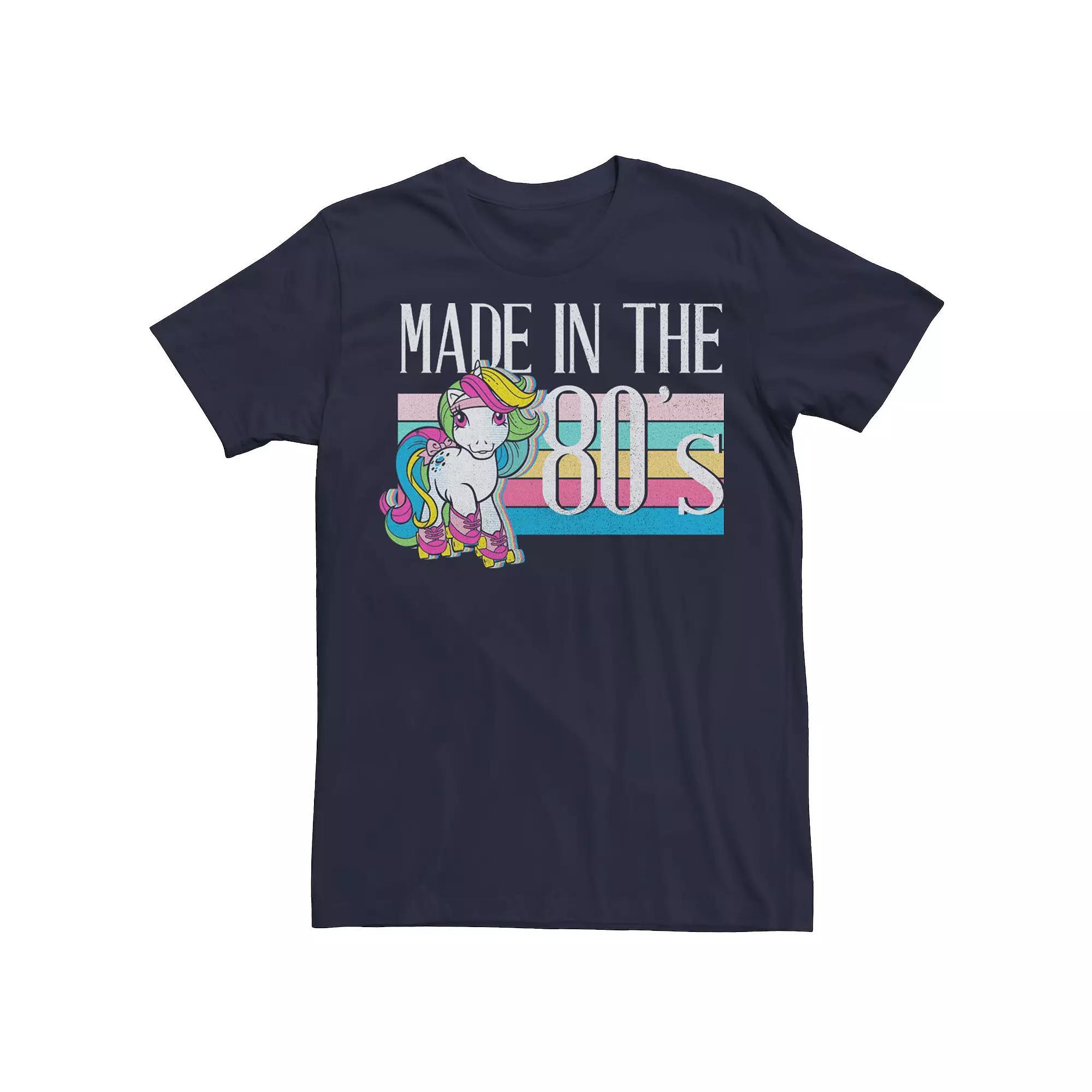 Men's My Little Pony Moonstone "Made In The 80's" Tee, Size: Small, Blue Product Image