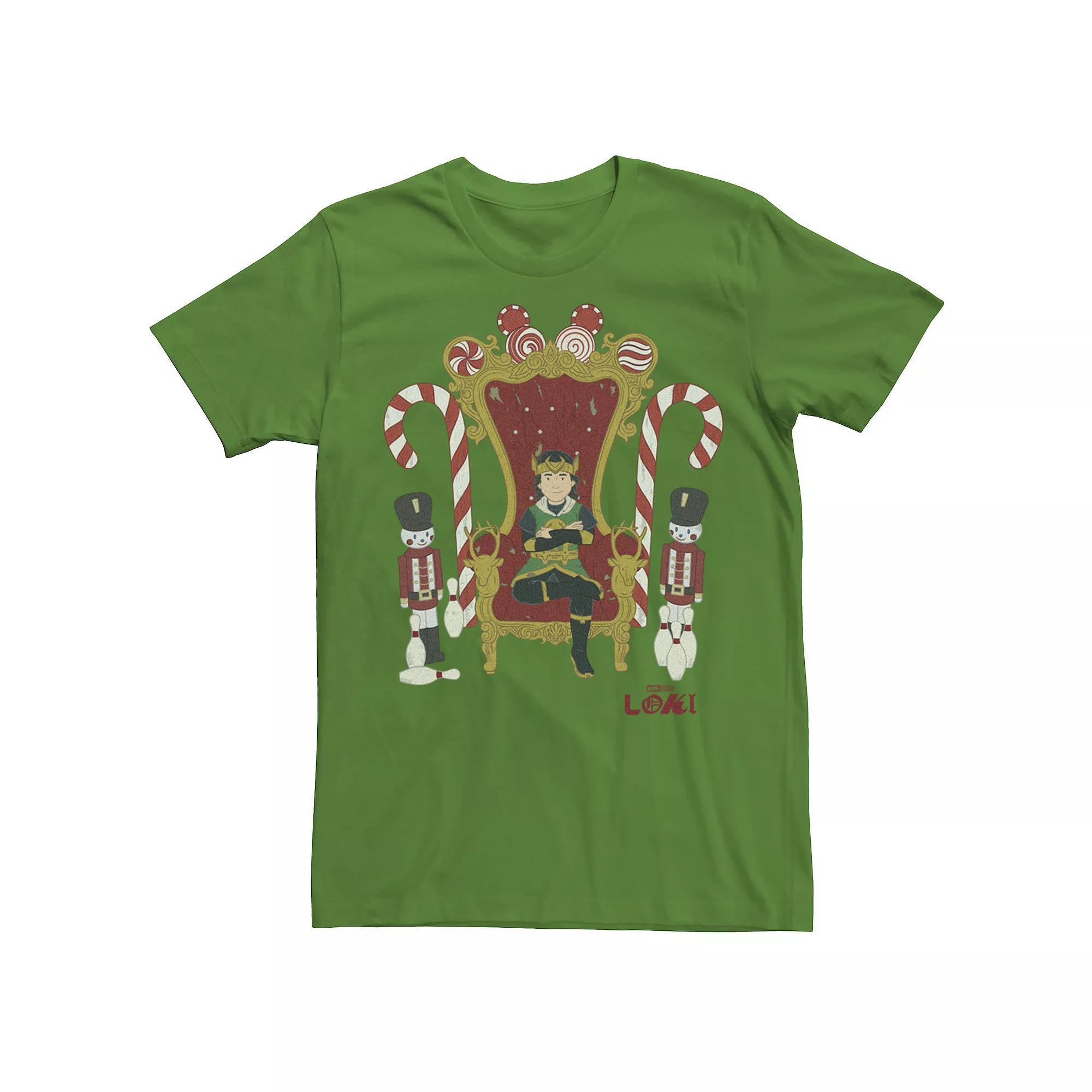 Men's Loki Kid Loki Animated Portrait Tee, Boy's, Size: Medium, Kelly Product Image
