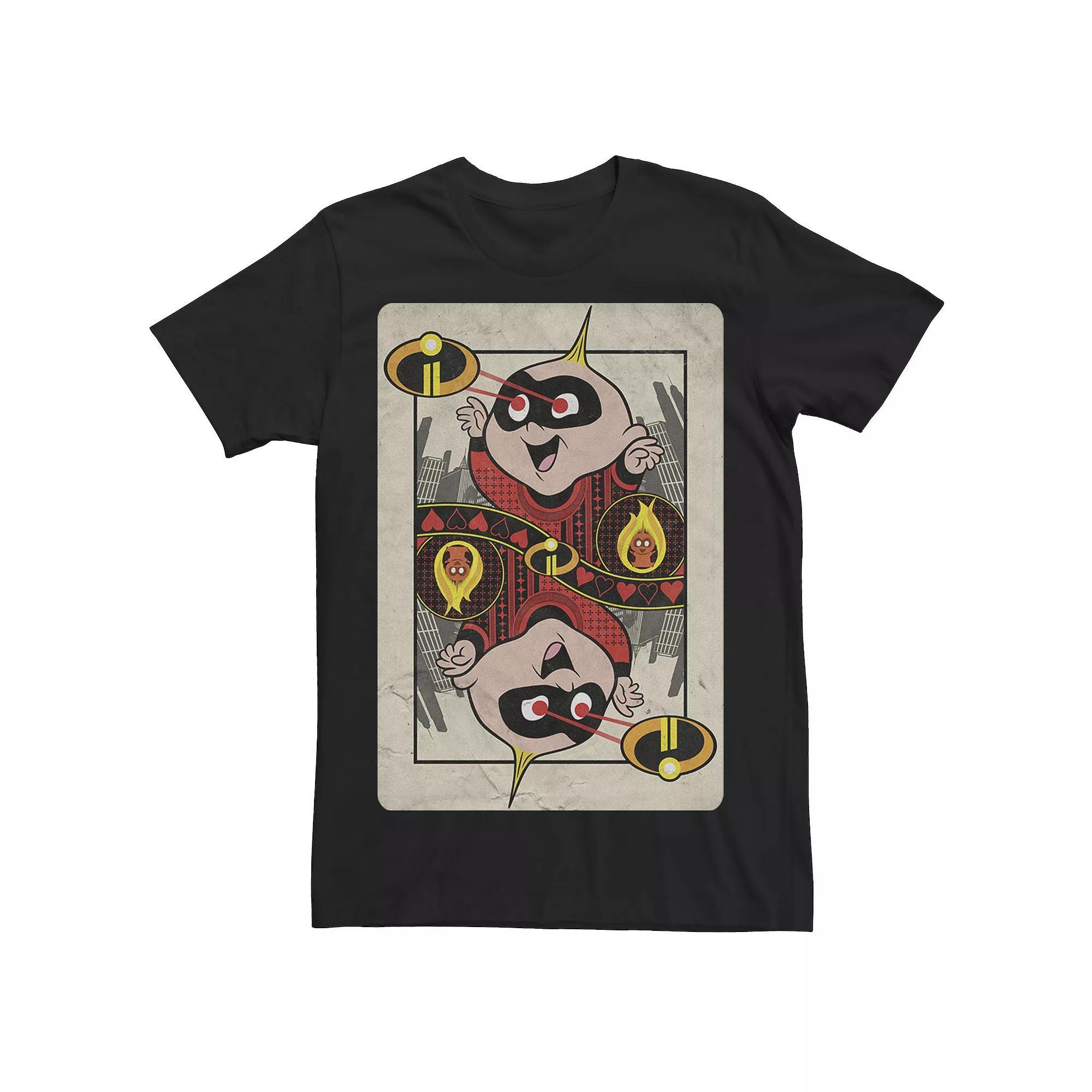 Disney / Pixars Incredibles 2 Jack Jack Mens Playing Card Tee Product Image