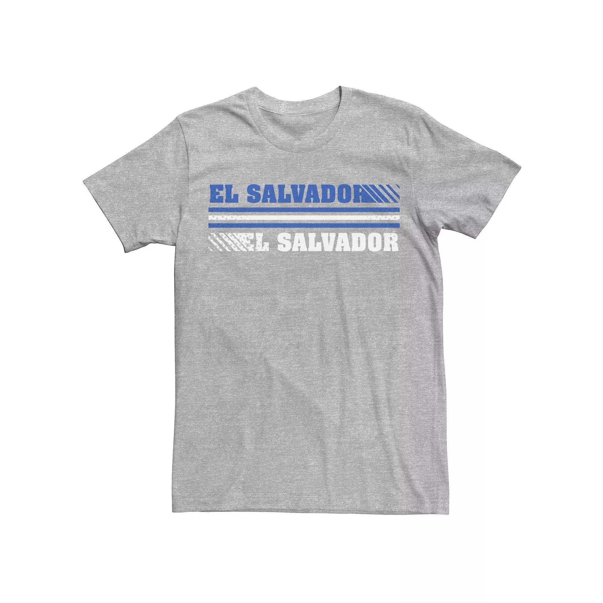 Men's Gonzales El Salvador Colorful Word Stack Tee, Size: XL, Athletic Grey Product Image