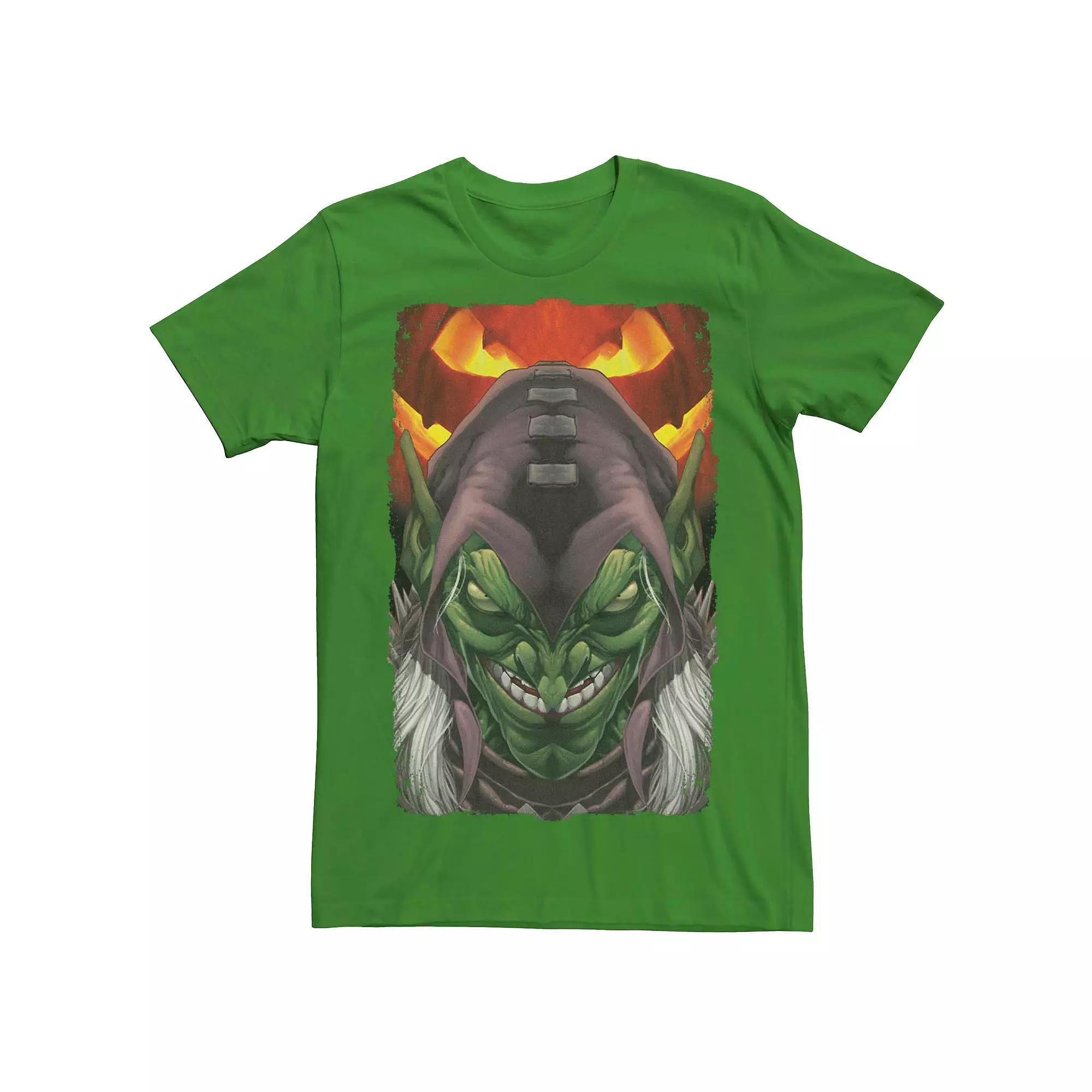Mens Marvel Retro Green Goblin Poster Tee Product Image