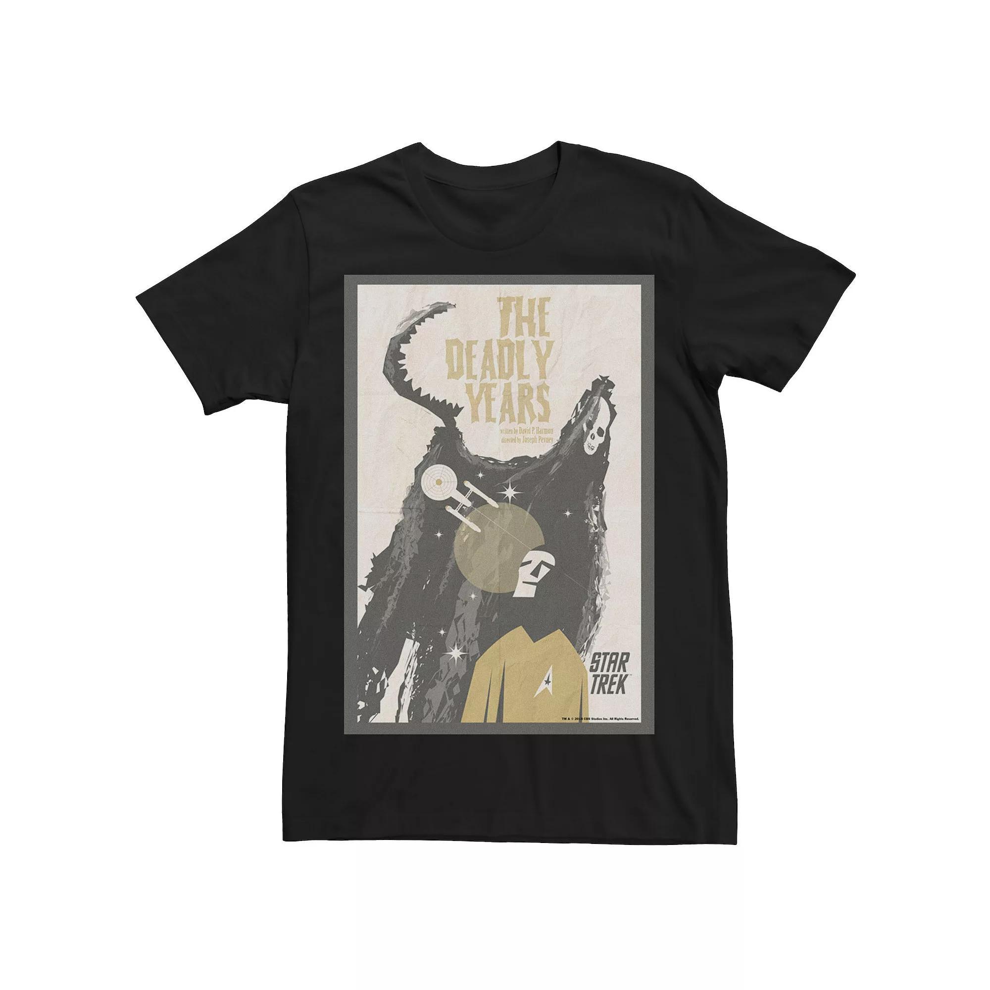 Men's Star Trek Original Series The Deadly Years Tee, Size: 3XL, Black Product Image