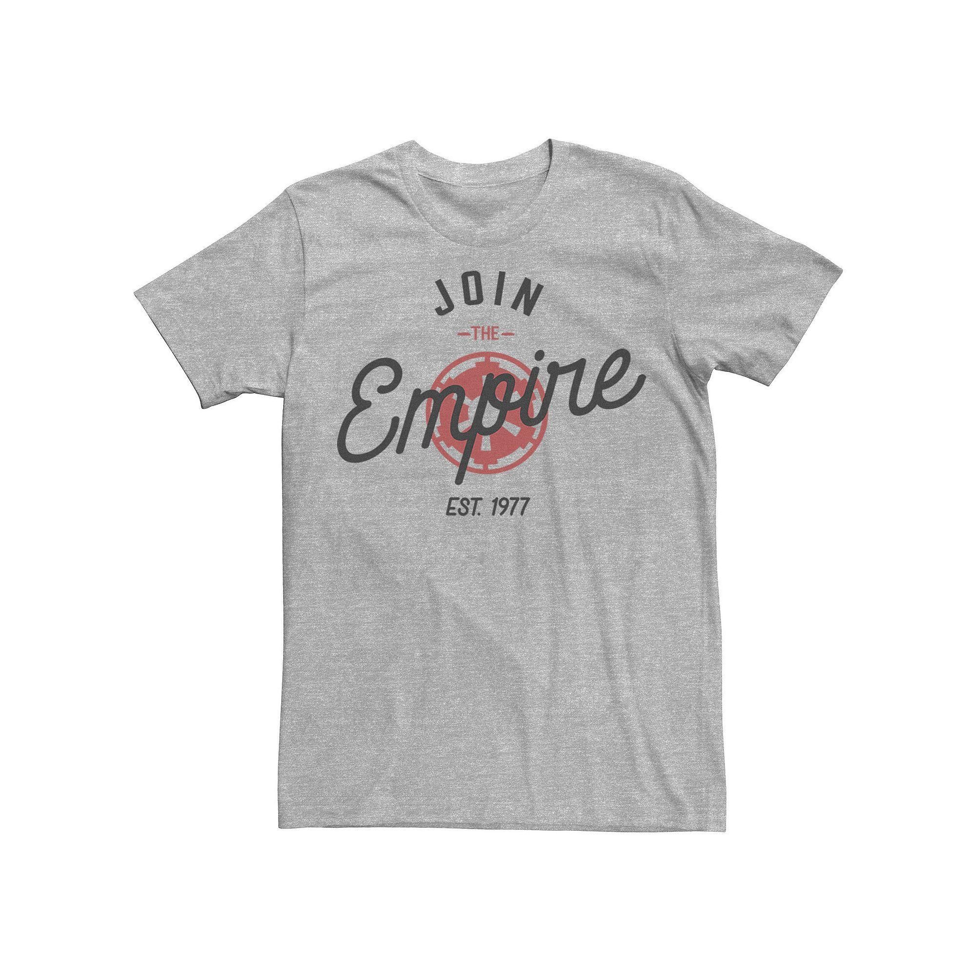 Men's Star Wars Join The Empire Symbol Tee, Size: Large, Athletic Grey Product Image