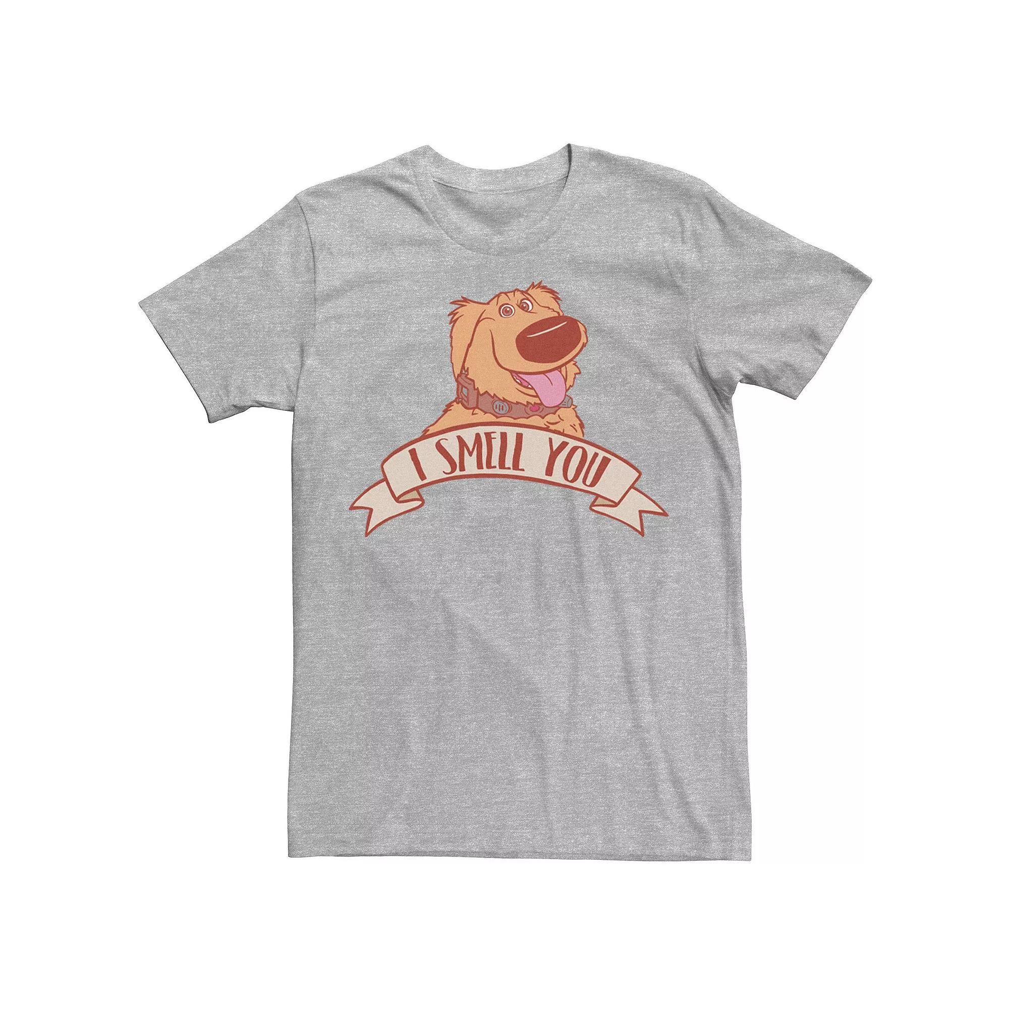 Disney / Pixar's Up Dug Men's I Smell You Portrait Tee, Size: XL, Athletic Grey Product Image