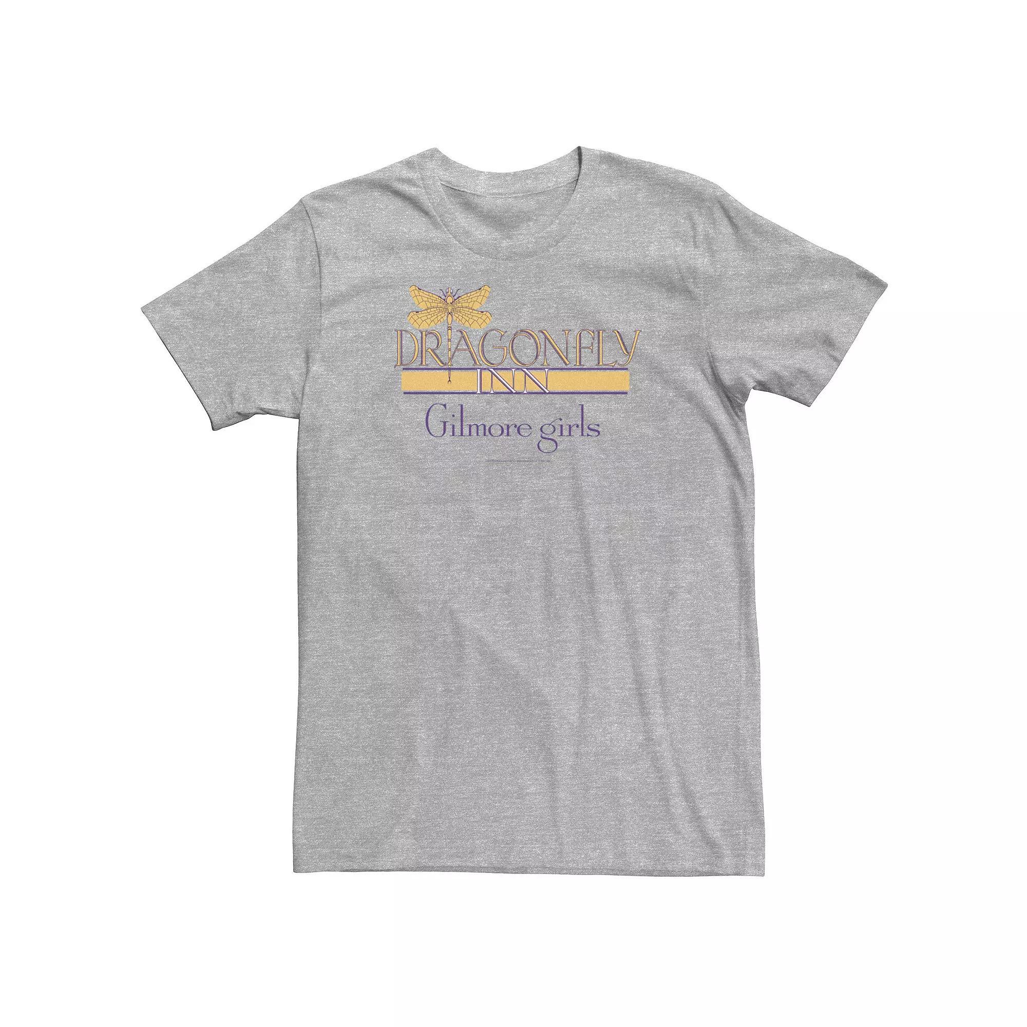 Big & Tall Gilmore Girls Dragonfly Inn Logo Tee, Men's, Size: LT, Athletic Grey Product Image