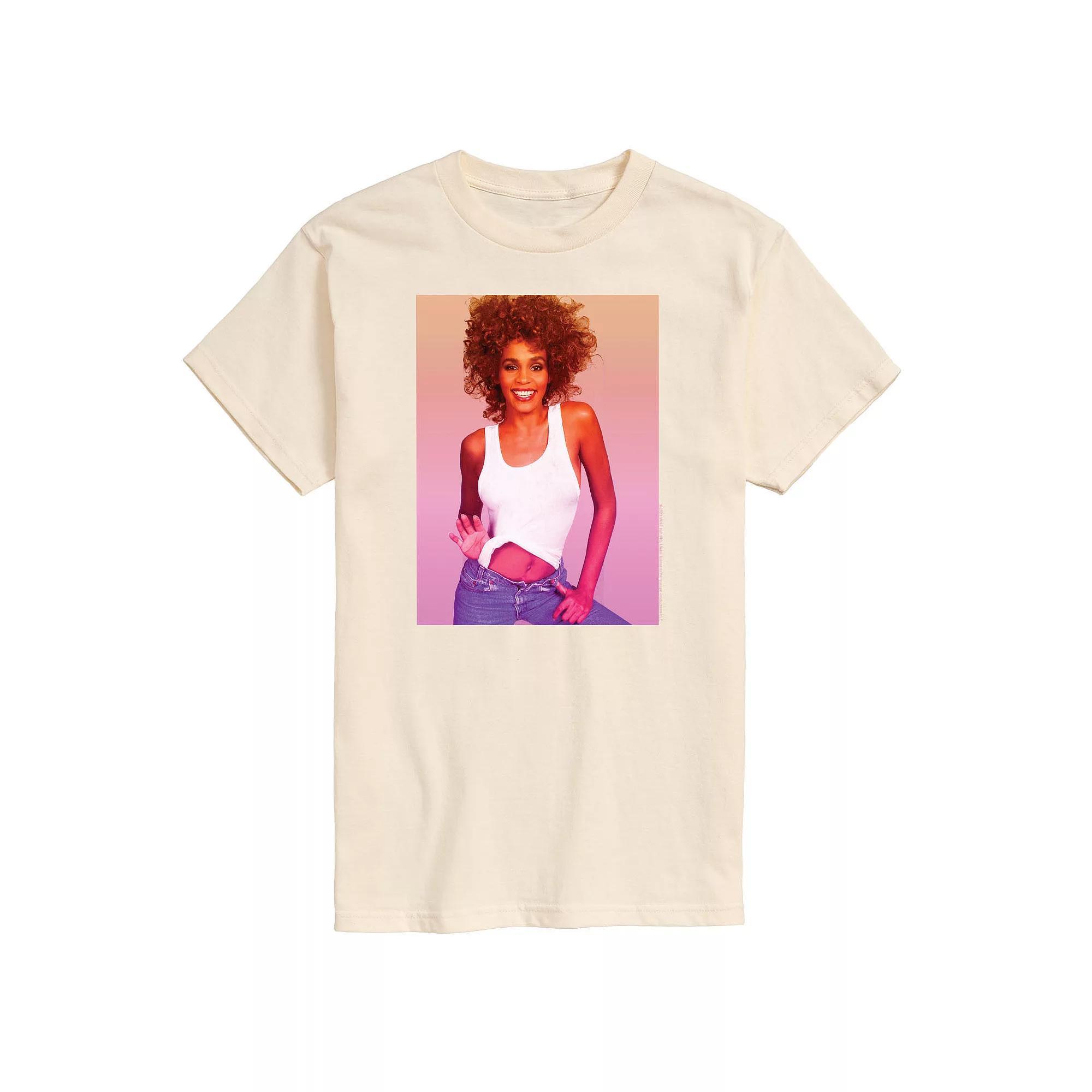 Mens Whitney Houston Photo Tee Product Image