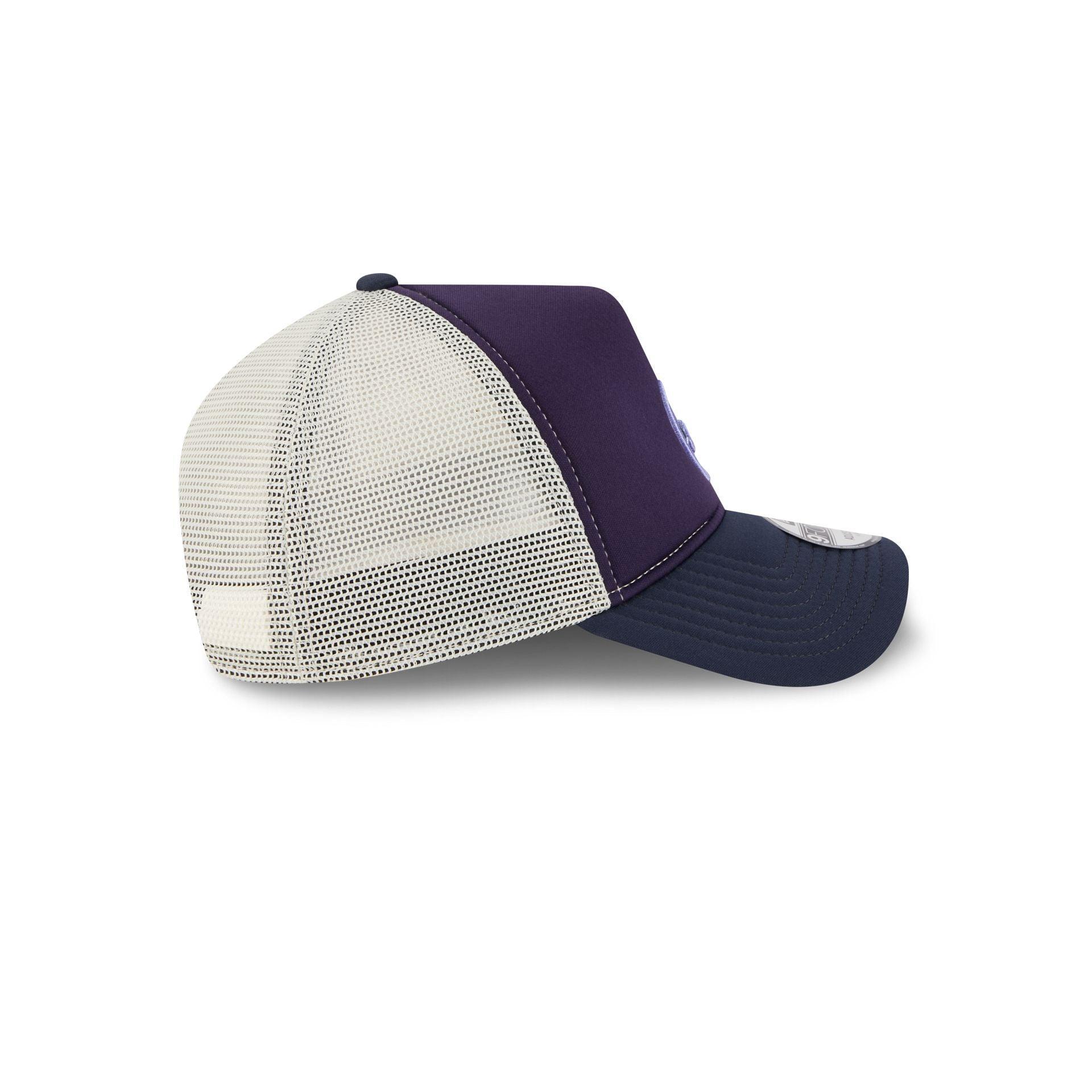 New York or Nowhere x New York Yankees White Wordmark 9FORTY A-Frame Snapback Hat Male Product Image