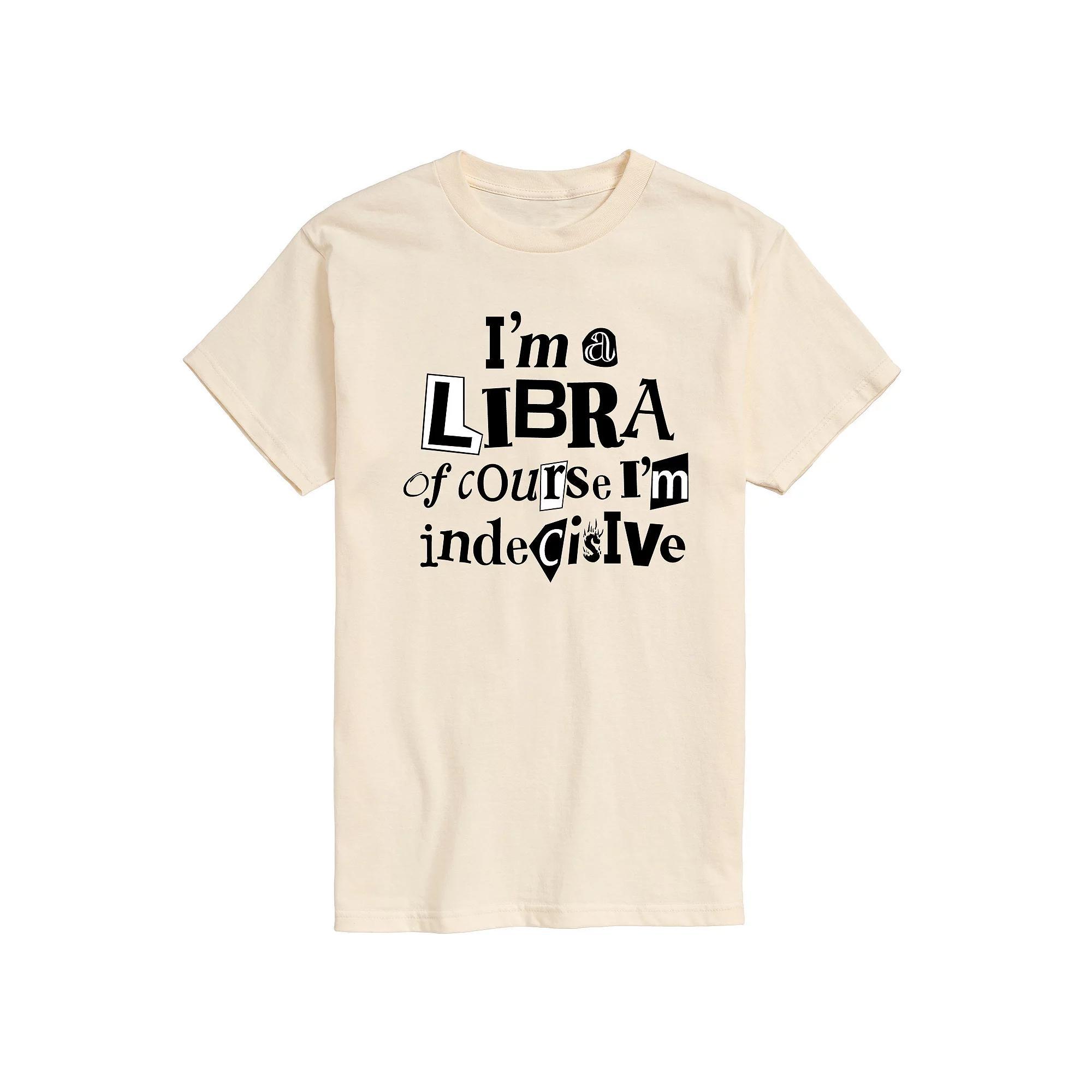 Mens Libra Indecisive Graphic Tee Ivory Product Image