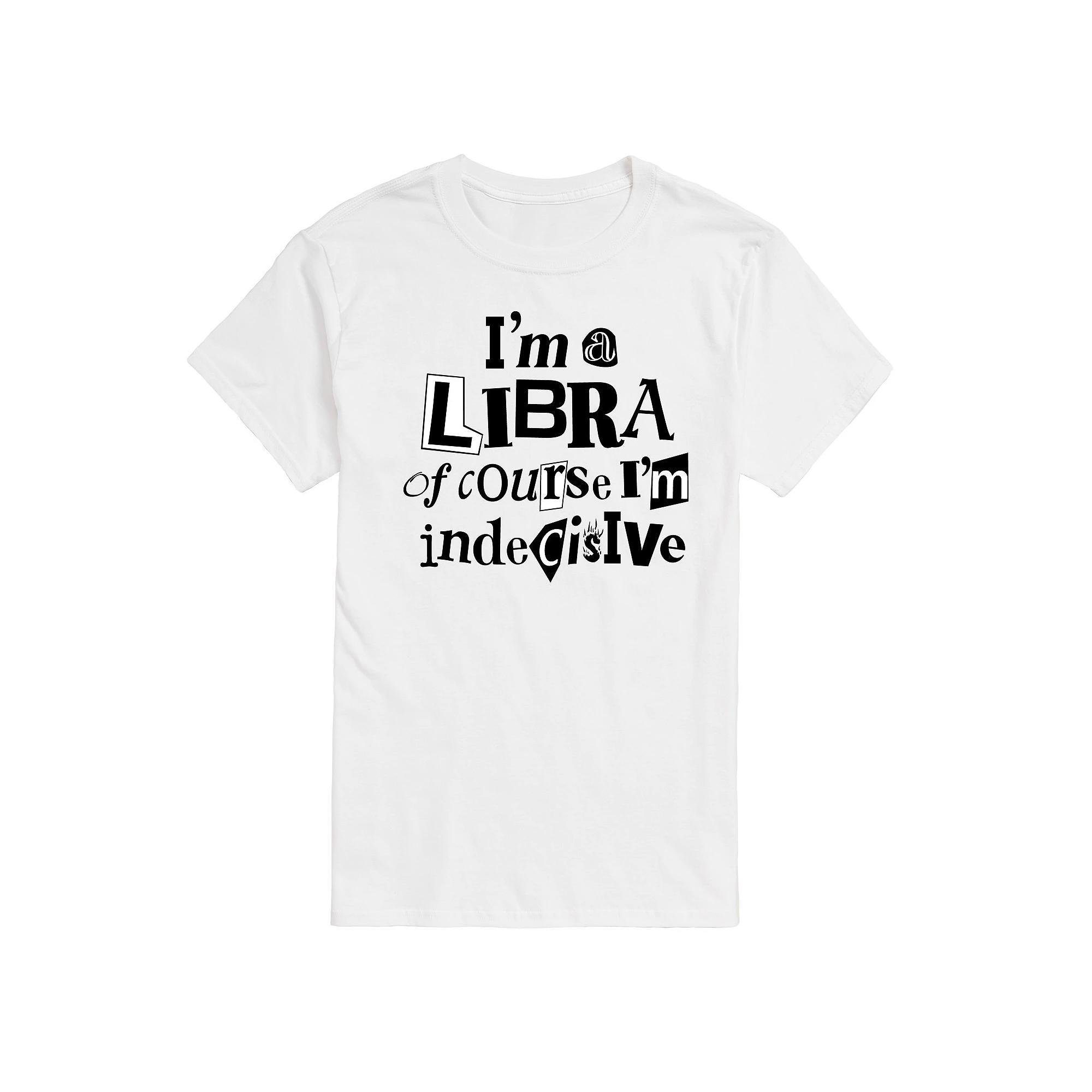 Mens Libra Indecisive Graphic Tee Ivory Product Image