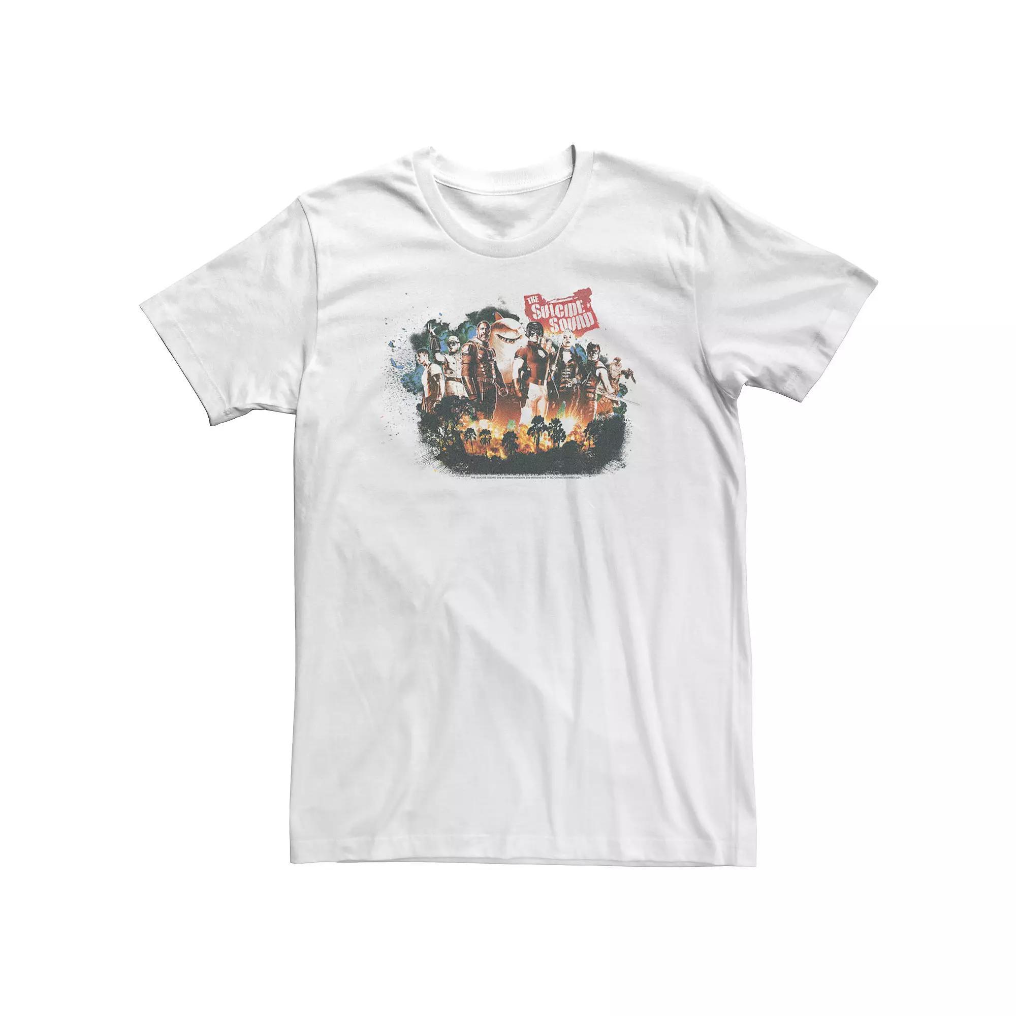 Big & Tall The Suicide Squad Pulp Cover Tee, Men's, Size: 3XL, White Product Image