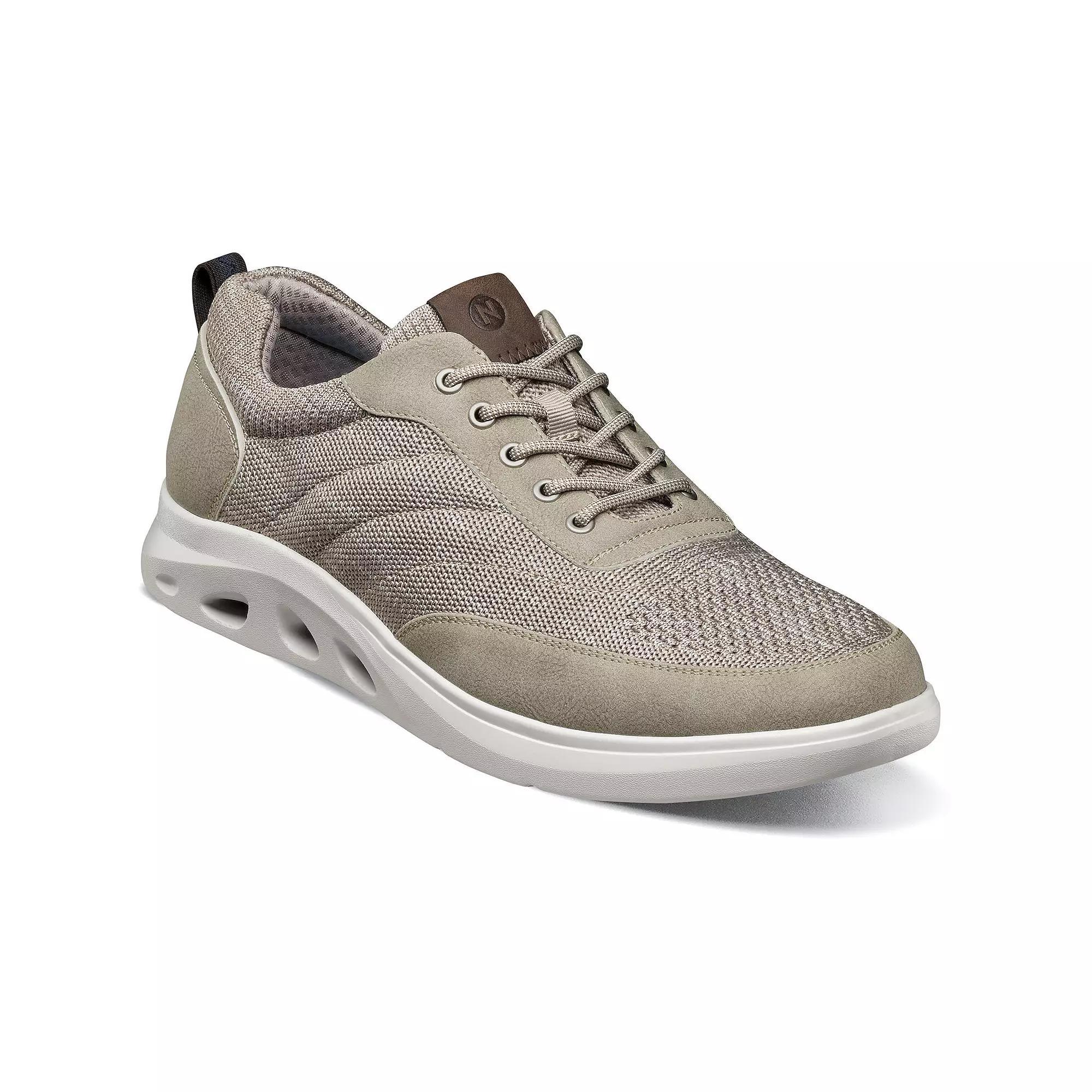 Nunn Bush Ponte Mens Knit Moc Toe Sneakers Brown Team Product Image