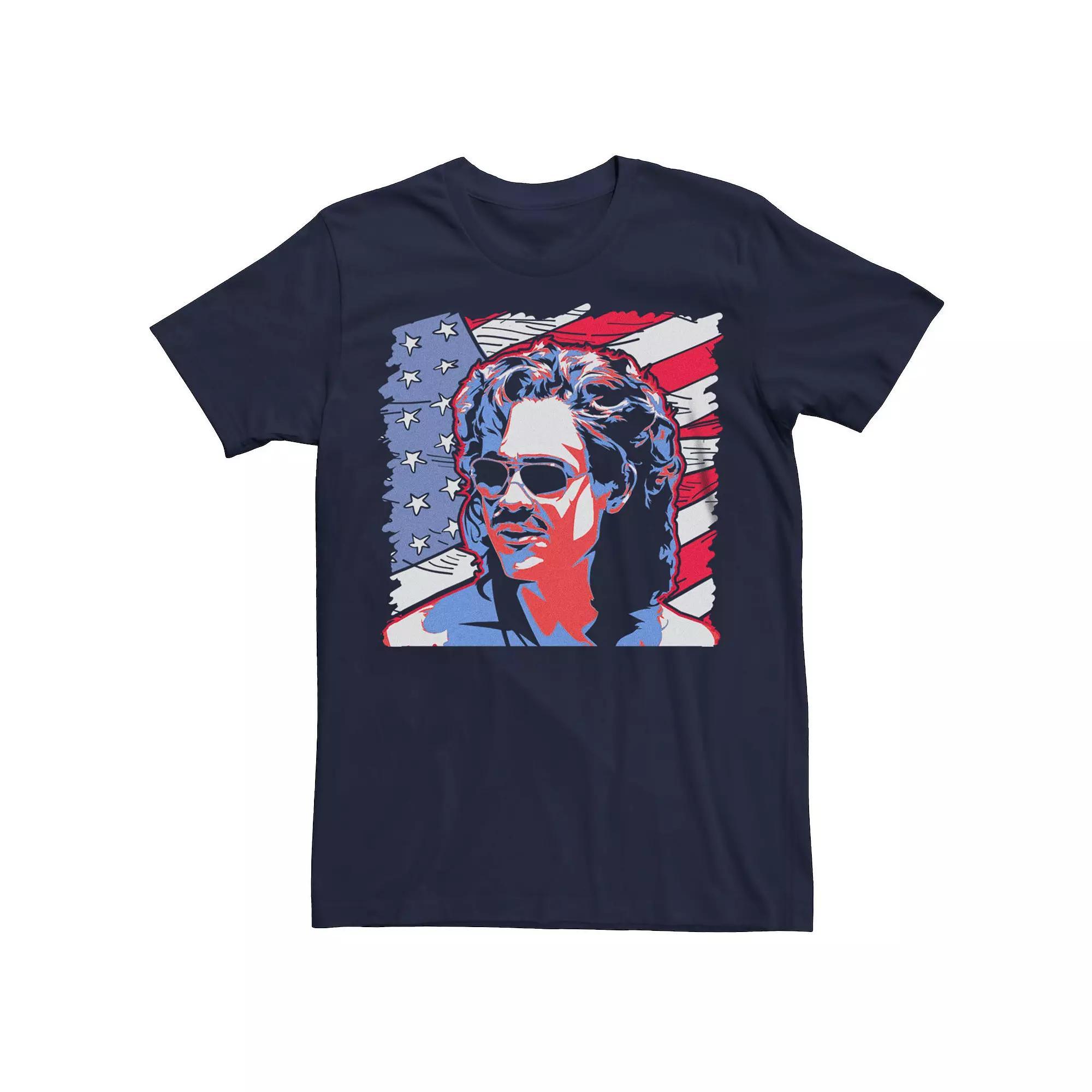 Men's Stranger Things USA Pride Billy Graphic Tee, Size: Small, Blue Product Image