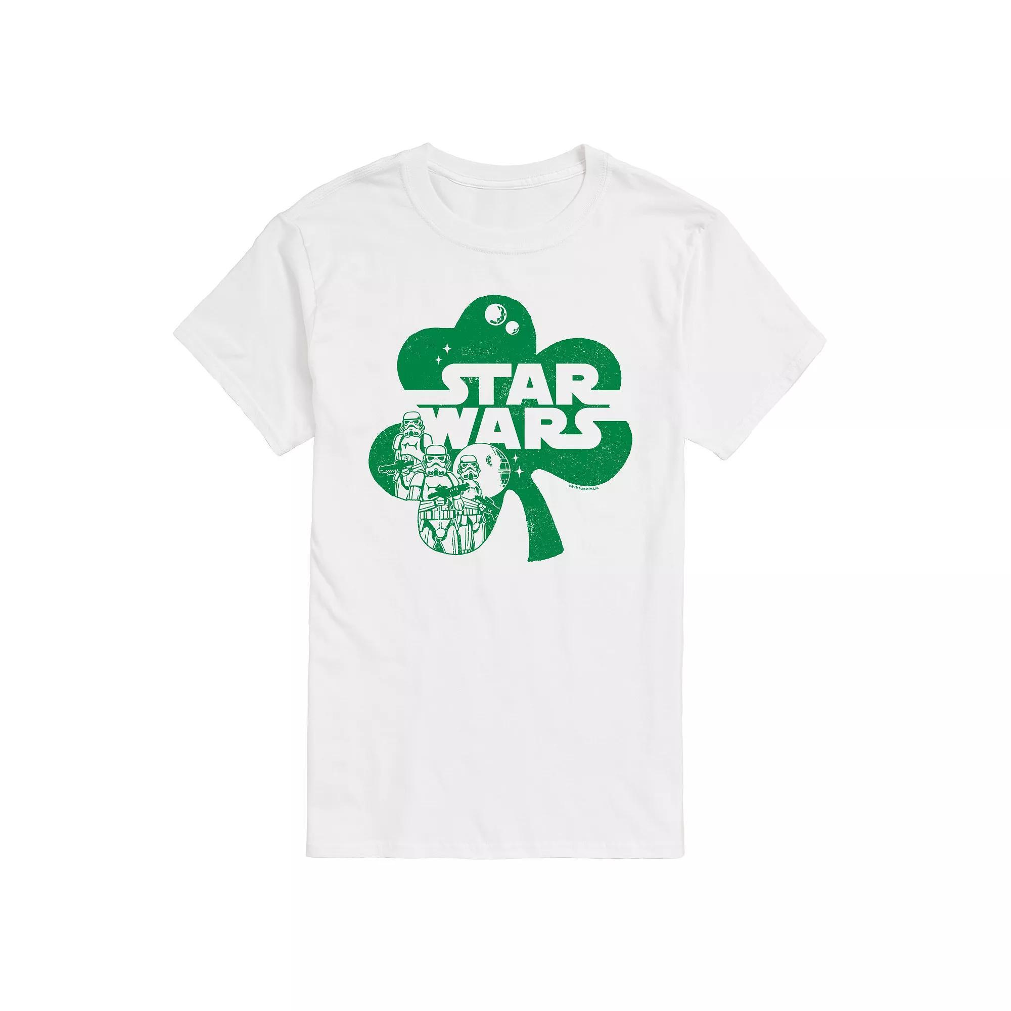 Big & Tall Star Wars Shamrock Graphic Tee, Mens Product Image