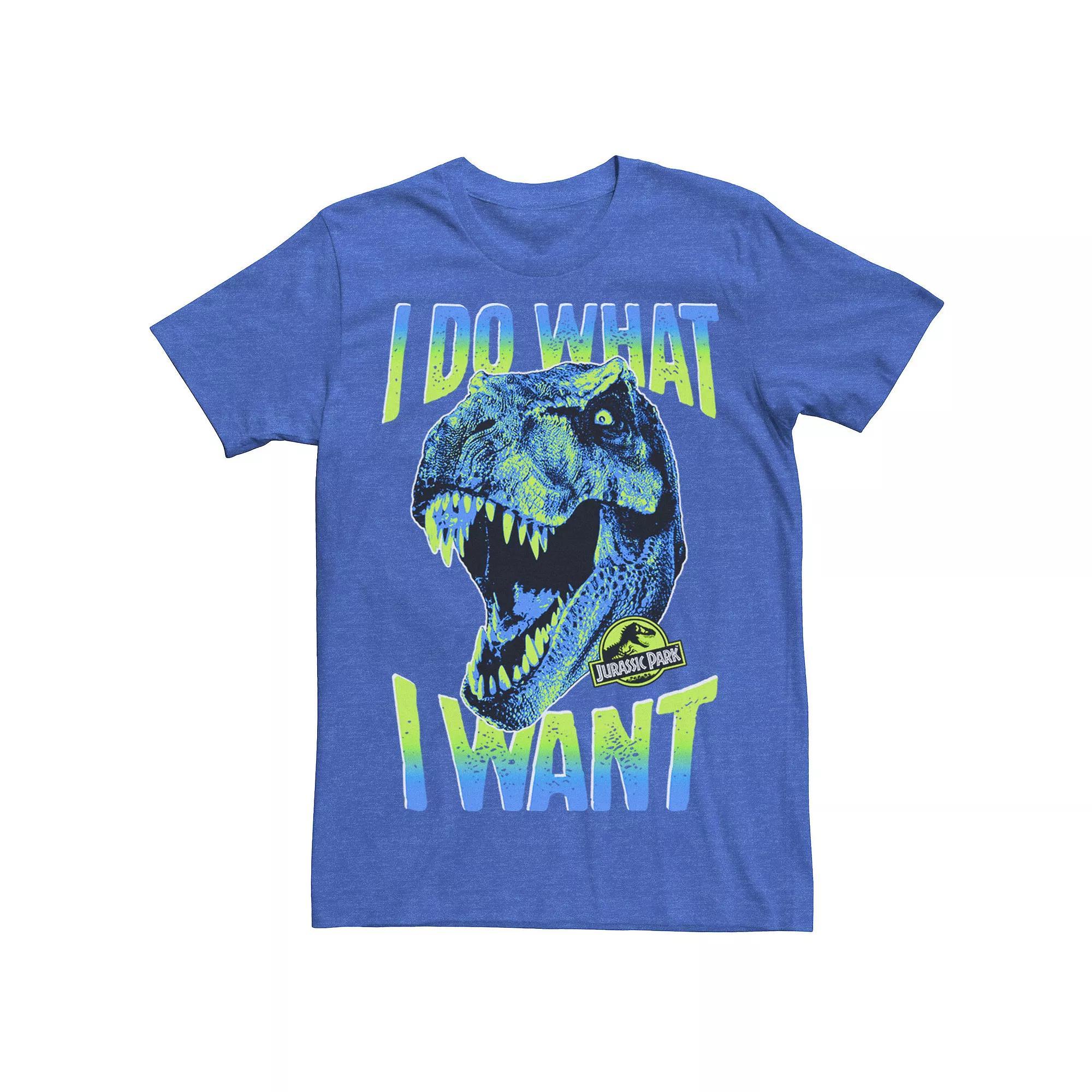 Mens Jurassic Park T-Rex I Do What I Want Tee Product Image