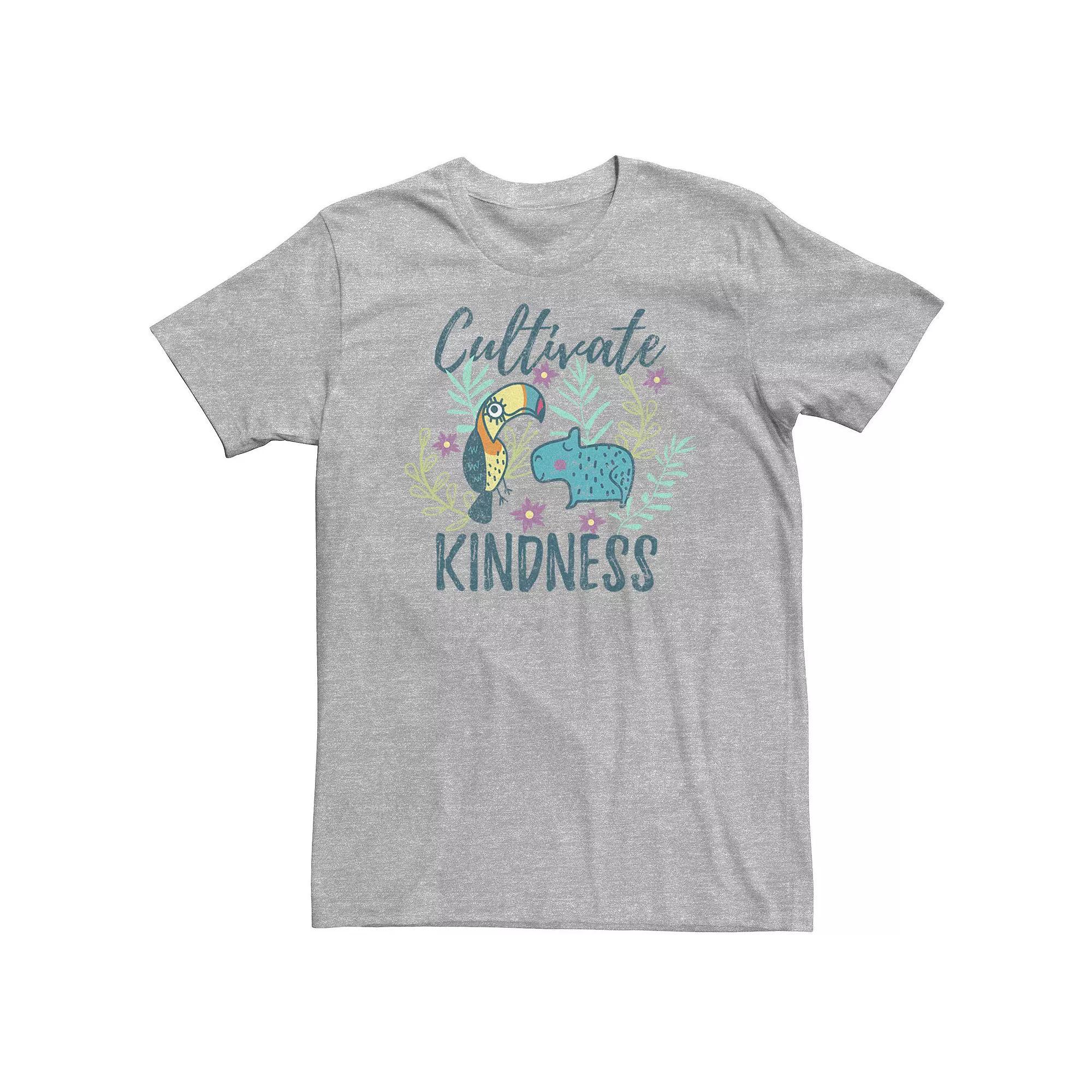 Big & Tall Disney Encanto Cultivate Kindness Distressed Animal Sketch Tee, Men's, Size: 3XL Tall, Athletic Grey Product Image